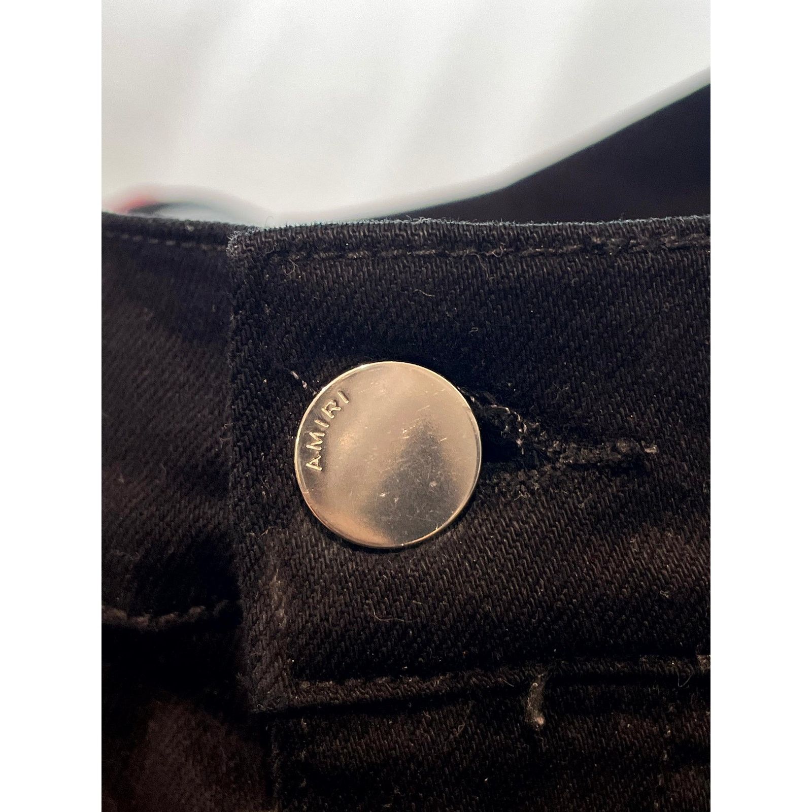Amiri Amiri Black & Red Stripe Jeans Size US 34 / EU 50 - 3 Thumbnail