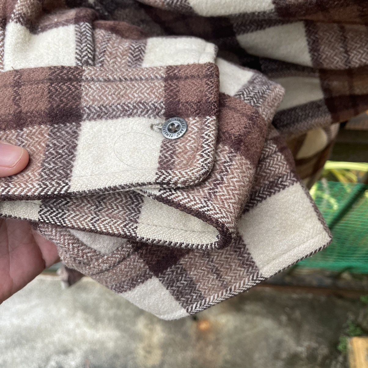 Timberland × Vintage 🔥Timberland Double Pocket Wool Sherpa Heavy Coat Jacket Size US XL / EU 56 / 4 - 8 Thumbnail