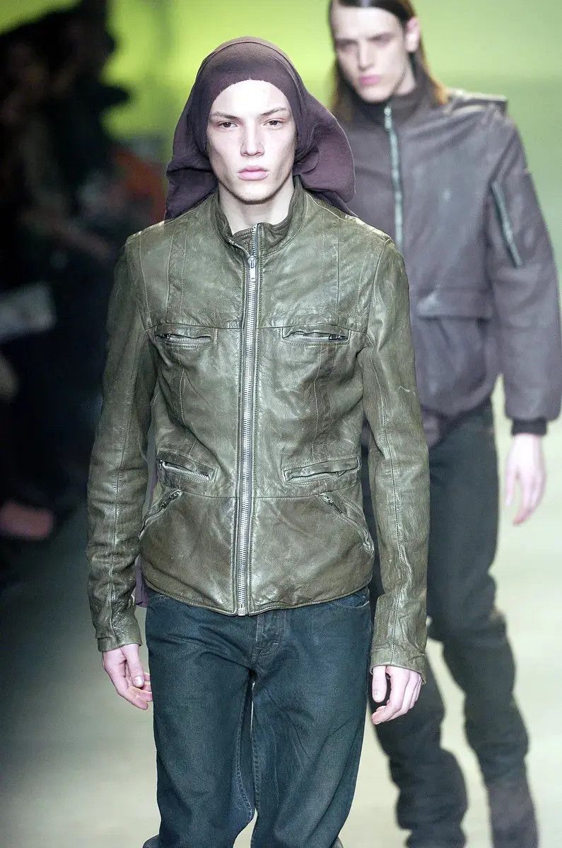 Rick Owens AW2004 Rick Owens Leather Jacket Size US M / EU 48-50 / 2 - 1 Thumbnail