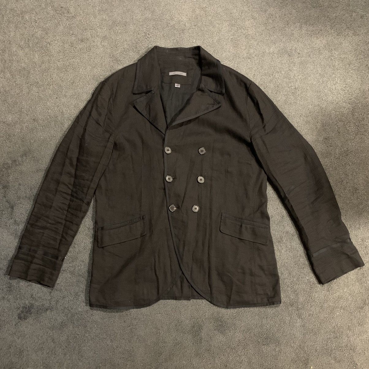 John Varvatos VINTAGE JOHN VARVATOS DOUBLE BREASTED BLAZER / PEA JACKET Size 52R - 1 Thumbnail
