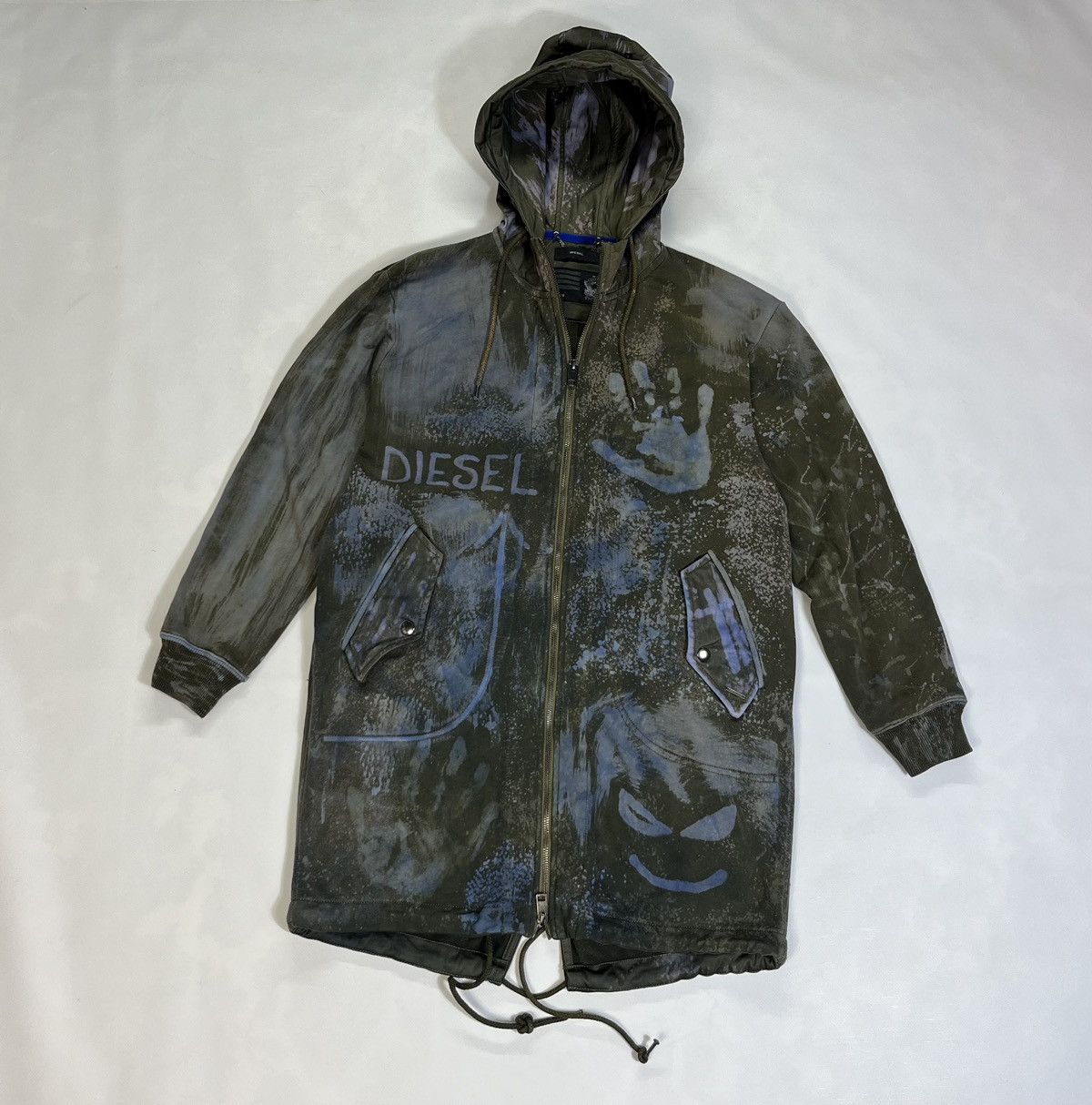 Diesel Rare Diesel Custom 1of1 Art Dyed Jacket Size US S / EU 44-46 / 1 - 1 Thumbnail