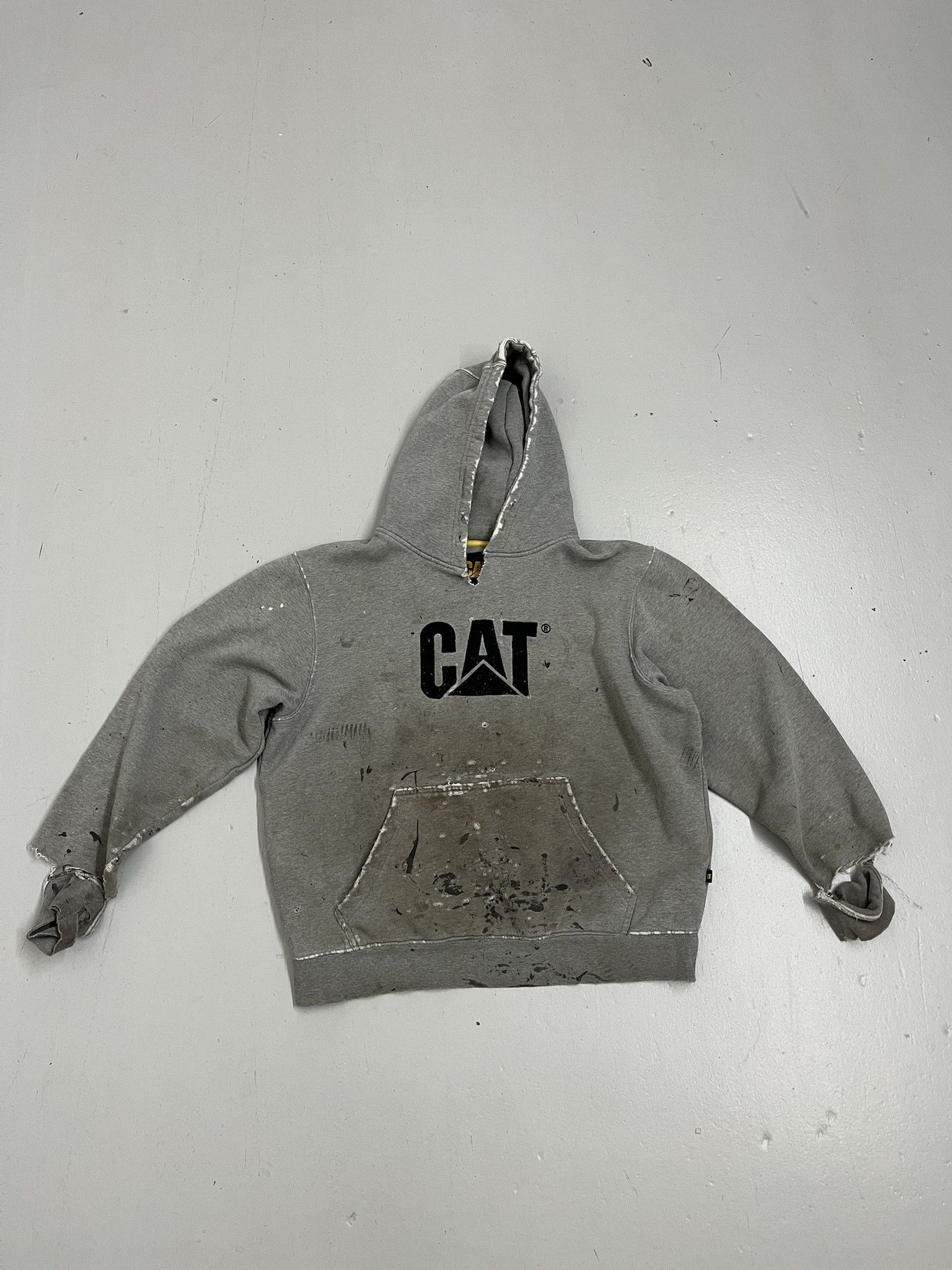 Vintage Vintage Distressed Thrashed Cat Hoodie Size XL Size US XL / EU 56 / 4 - 1 Thumbnail