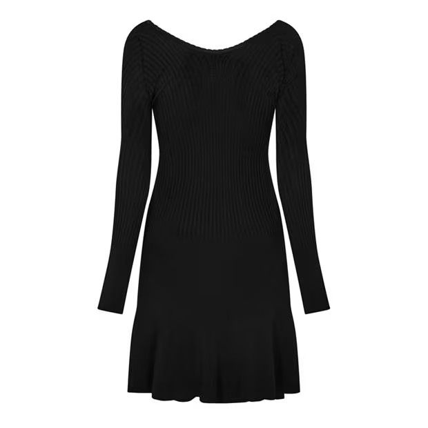 Jacquemus o1g2r1mq1024 Mini Dress in Black Size XS / US 0-2 / IT 36-38 - 2 Thumbnail