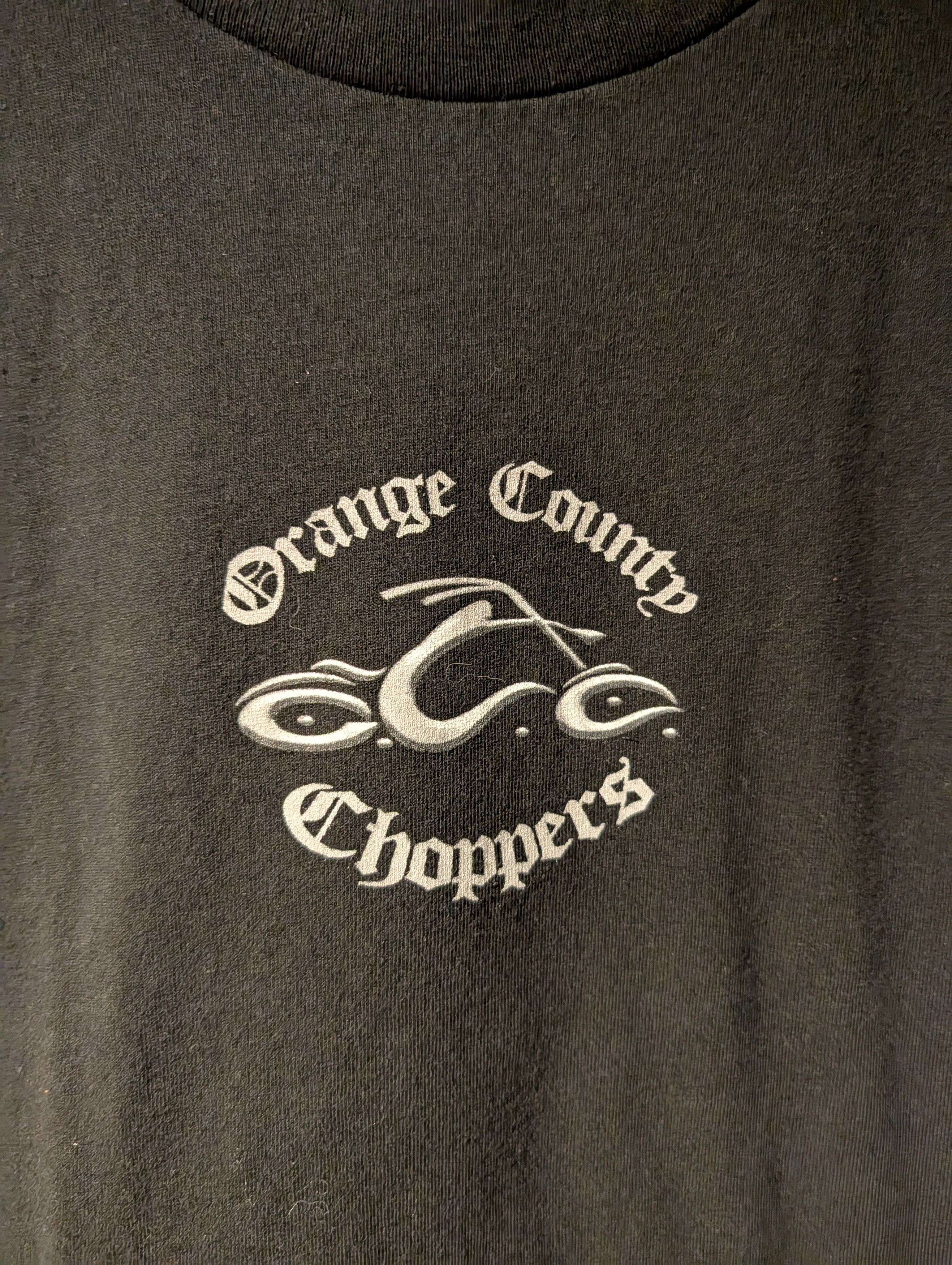 West Coast Choppers Vintage Y2K Orange County Choppers Sword Motorcycle T-Shirt Size US XXL / EU 58 / 5 - 4 Thumbnail