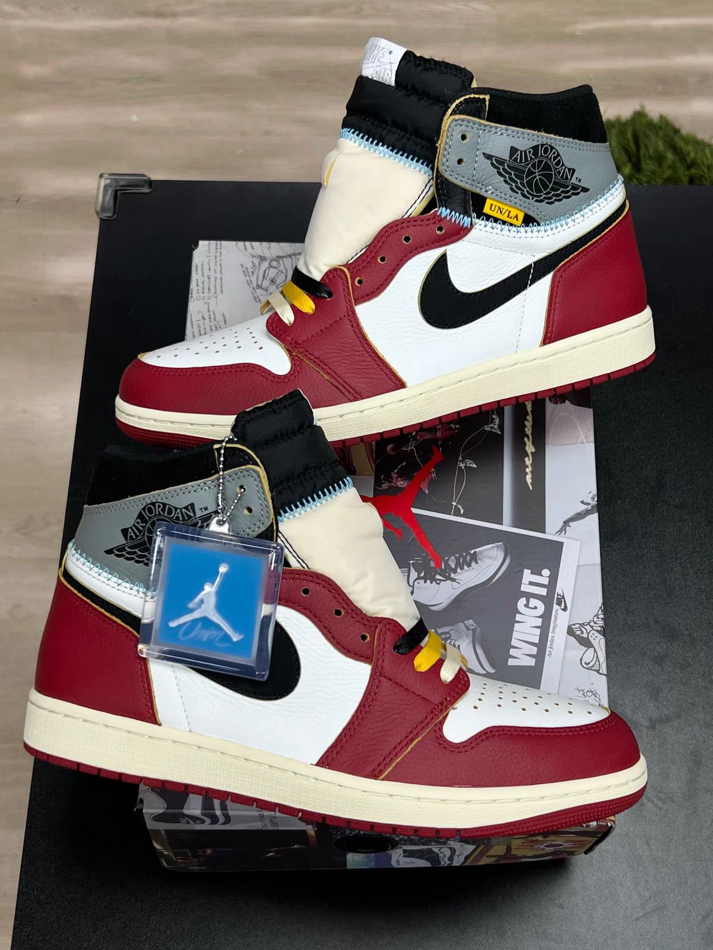 Jordan Brand Union x Air Jordan 1 High Retro Basketball Shoes K15 Size US 11 / EU 44 - 4 Thumbnail