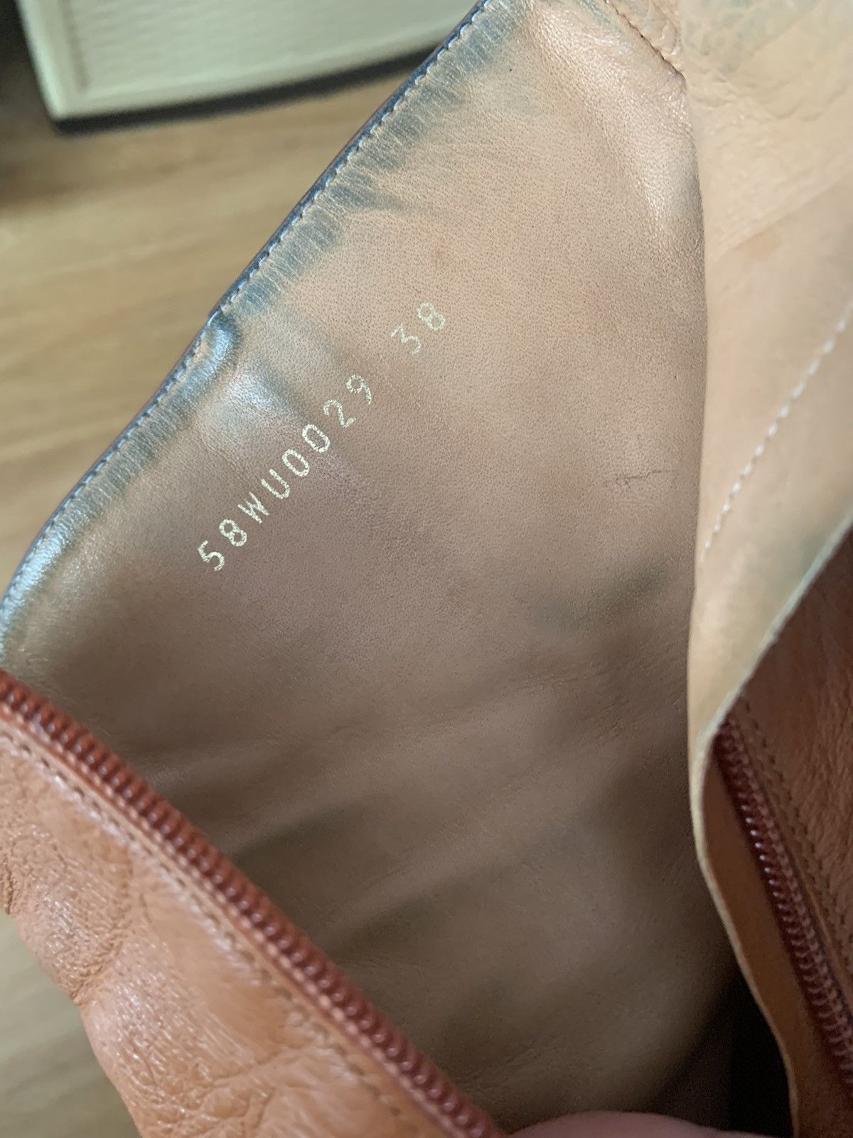 Maison Margiela Maison Martin Margiela Brown Leather Almond Heeled Boots Size US 8 / IT 38 - 9 Thumbnail