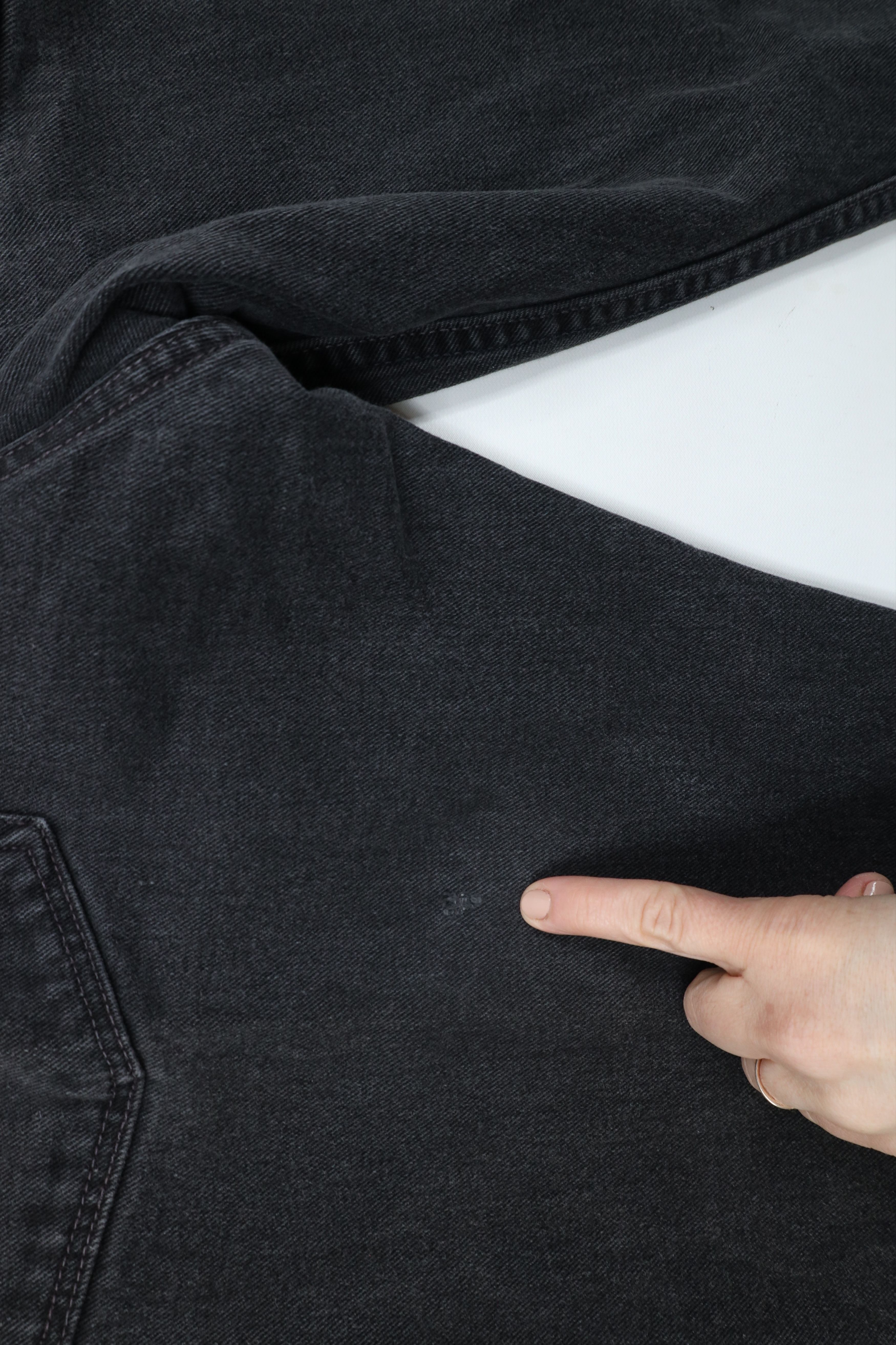 Levi's × Vintage Vintage Y2K 2003 Levis 505 Regular Fit Denim Jeans Black Size US 38 / EU 54 - 13 Thumbnail