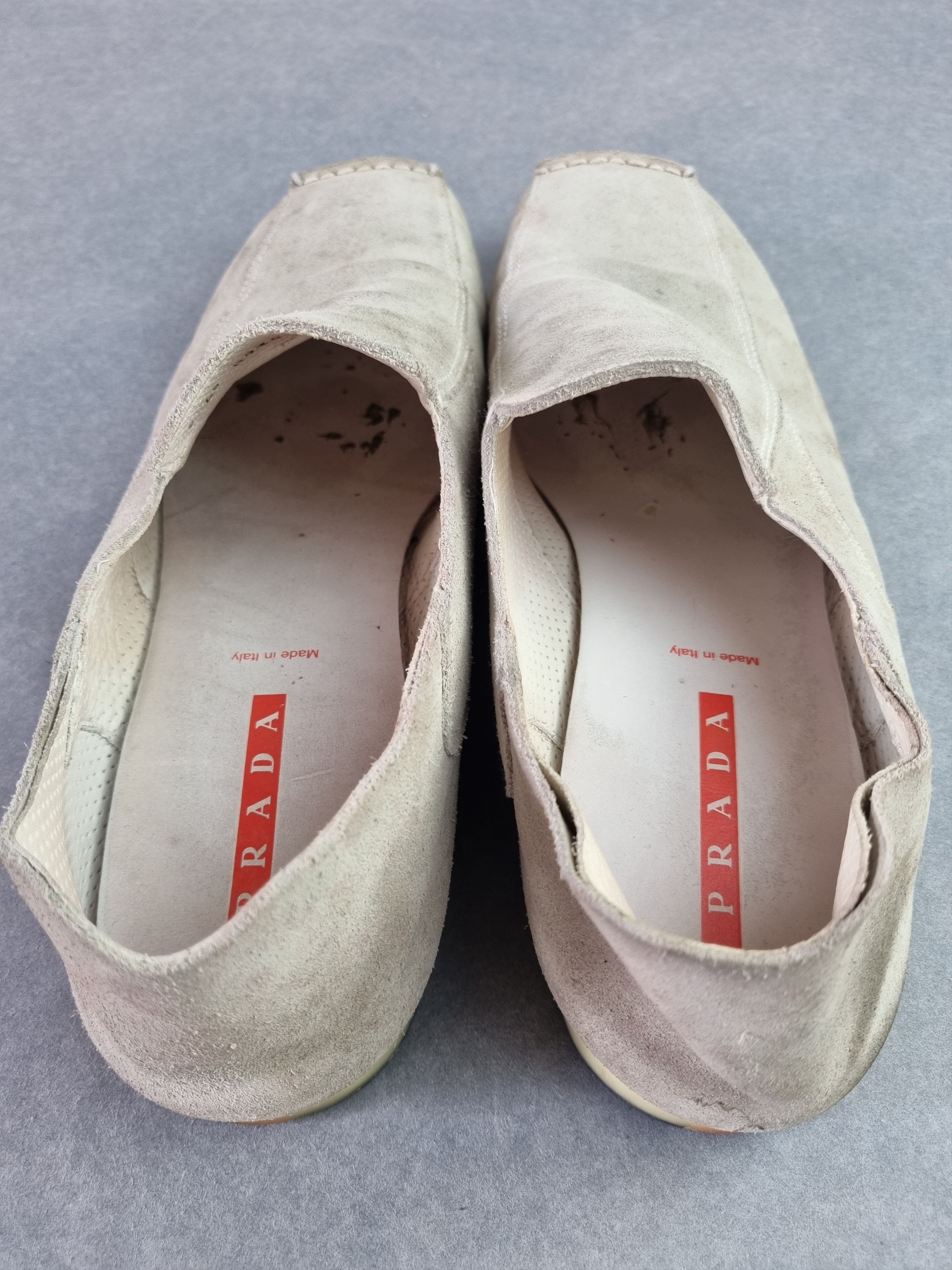 Prada × Vintage Prada Suede Shoes Size US 11 / EU 44 - 17 Thumbnail