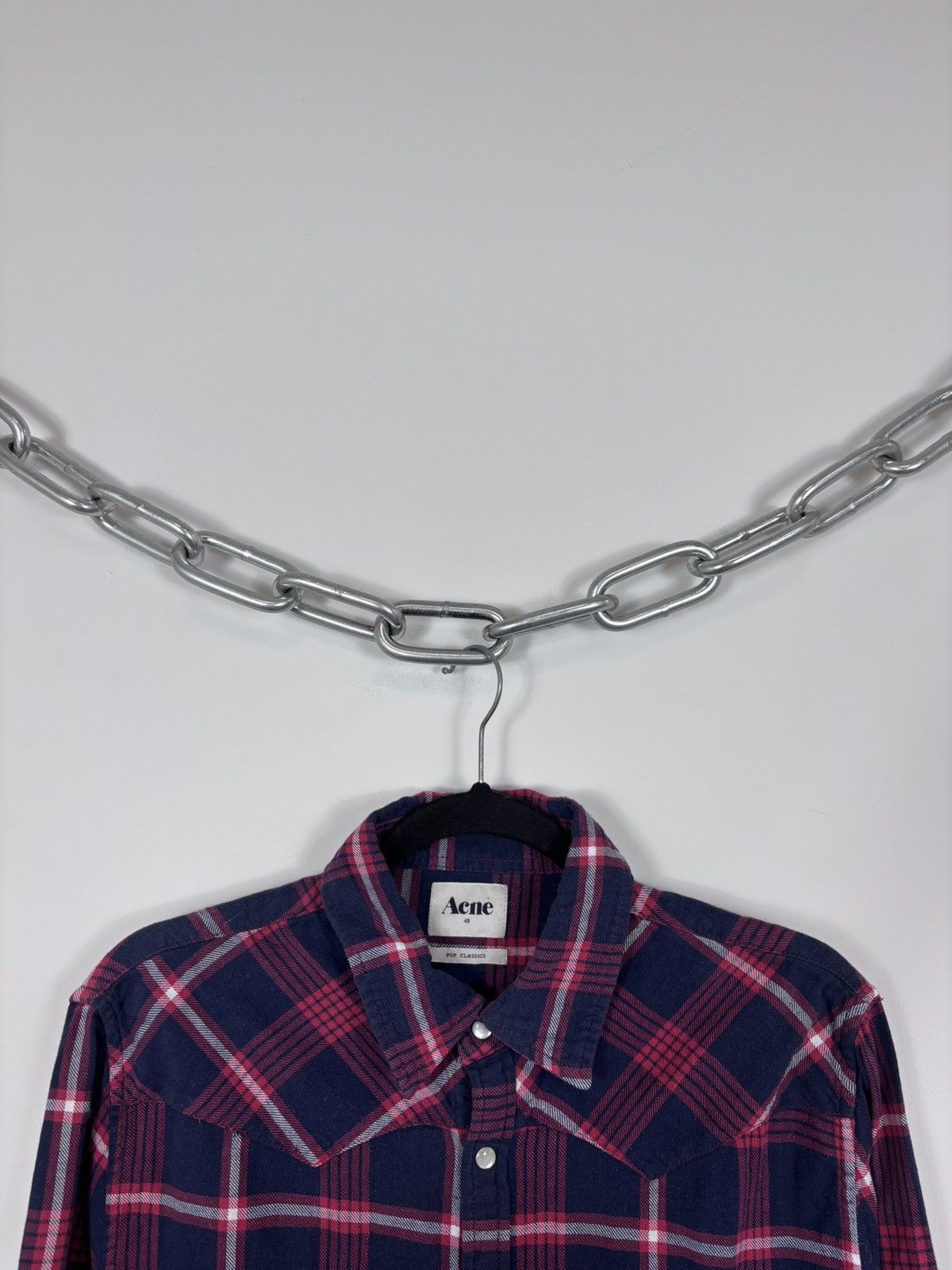 Acne Studios Acne Studios Western AW10 Men’s Pop Classics Flannel Shirt Size US M / EU 48-50 / 2 - 3 Thumbnail