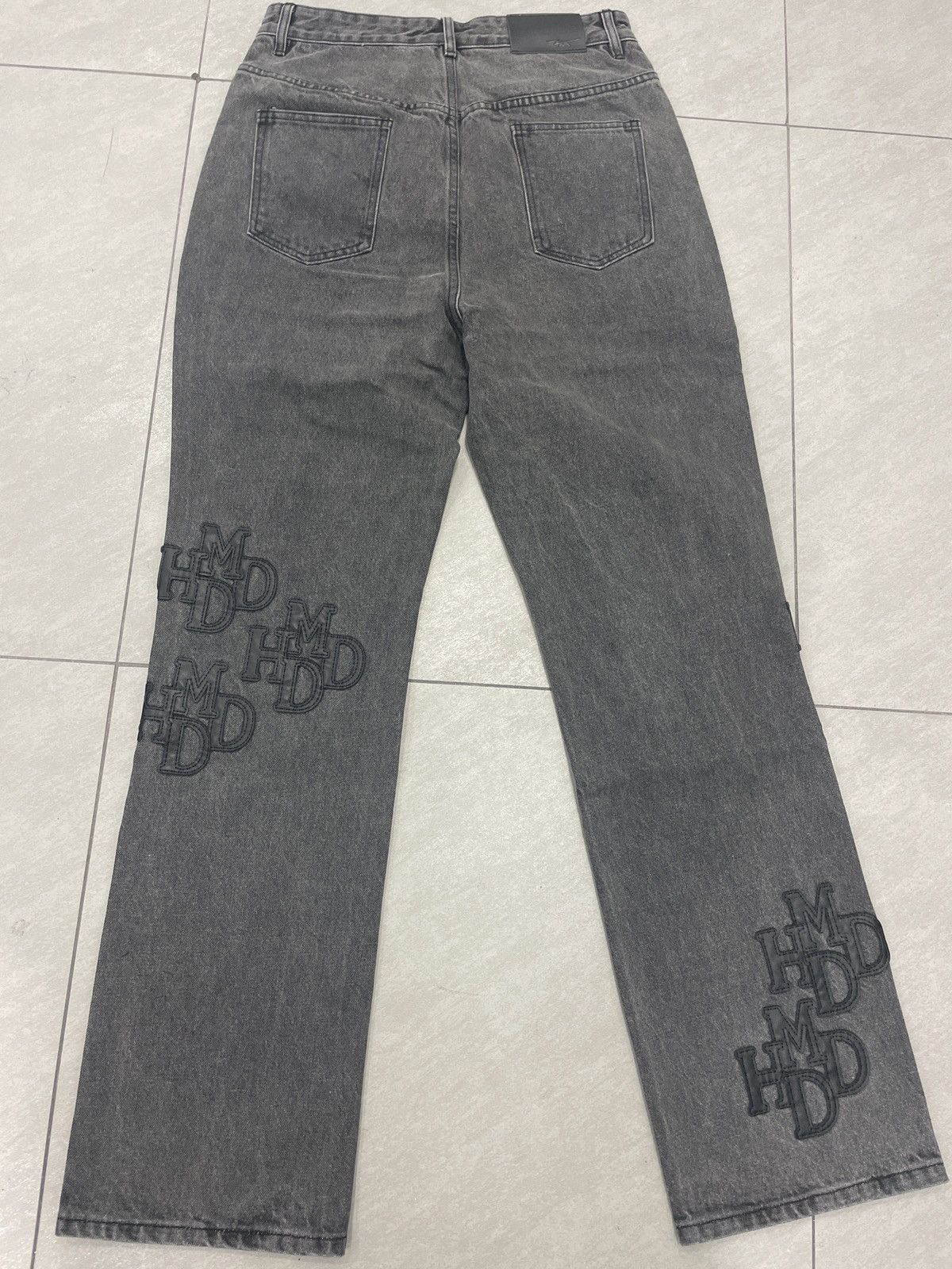HMDD HMDD Patch Jeans Black/Gray Small Size US 30 / EU 46 - 2 Thumbnail