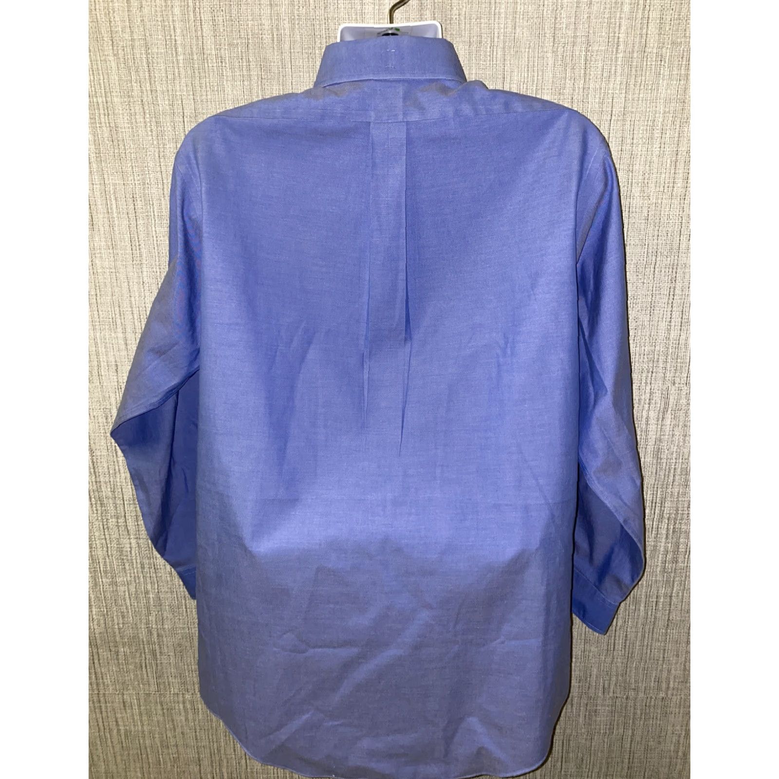 Brooks Brothers Brooks Brothers Mens Dress Shirt Blue Long Sleeve Non-Iron 16 1/2 Size 42R - 5 Thumbnail