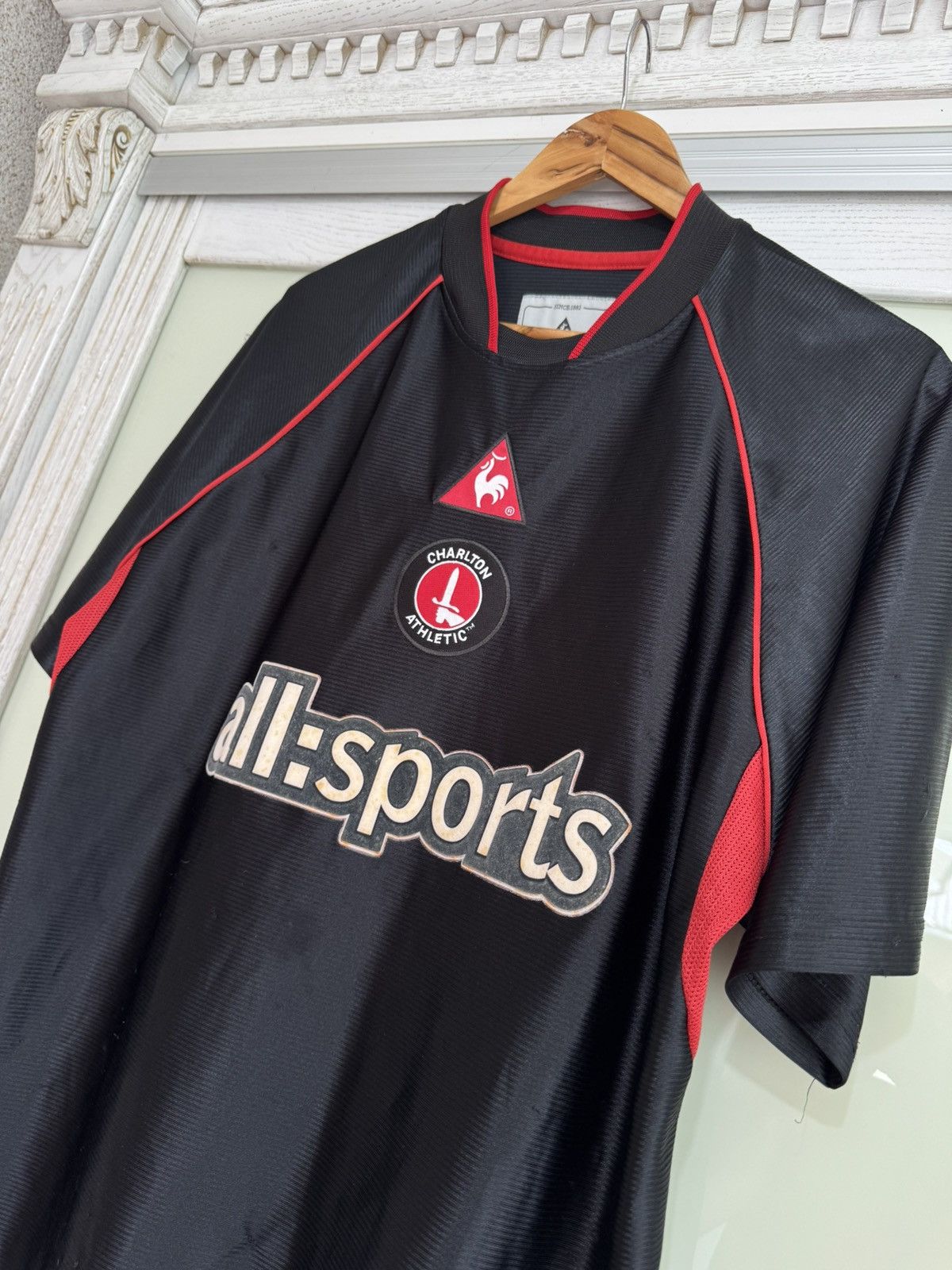 Le Coq Sportif Vintage Charlton Athletic 2002-2003 Away Soccer Jersey Kit Size US L / EU 52-54 / 3 - 8 Thumbnail