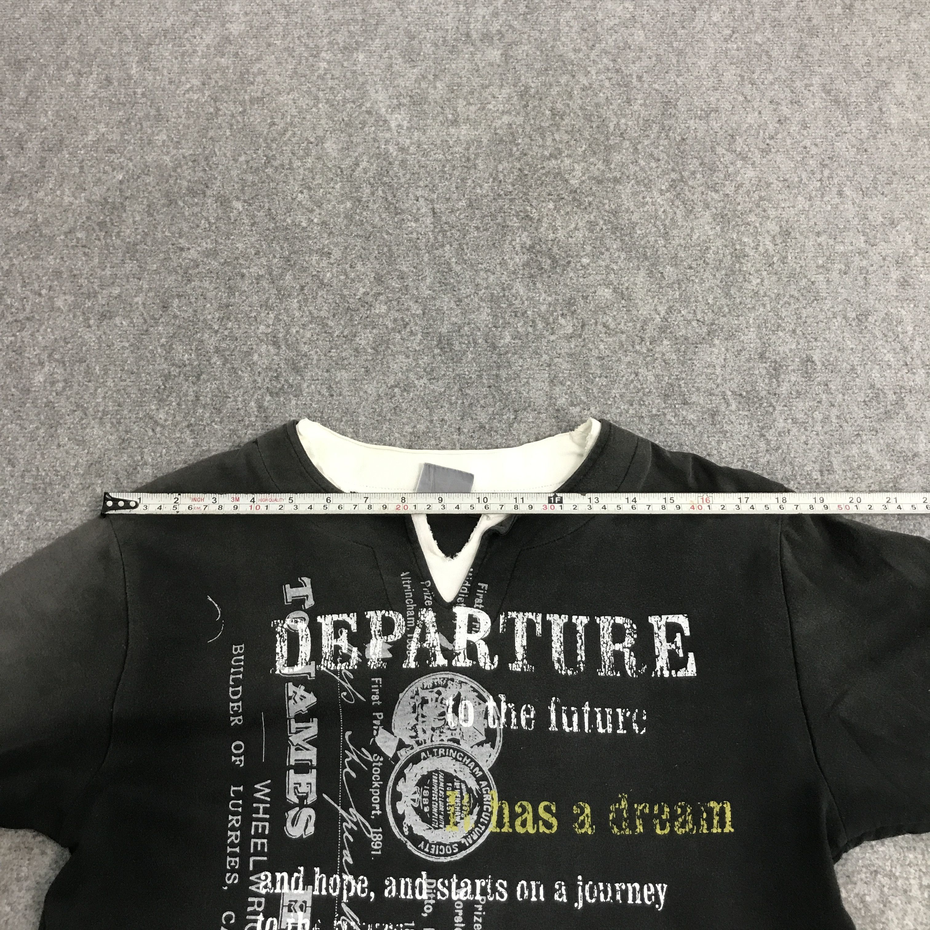 If Six Was Nine × Japanese Brand AUTHENTIC OMFAM LONG SLEEVE TSHIRTS Size US M / EU 48-50 / 2 - 9 Thumbnail