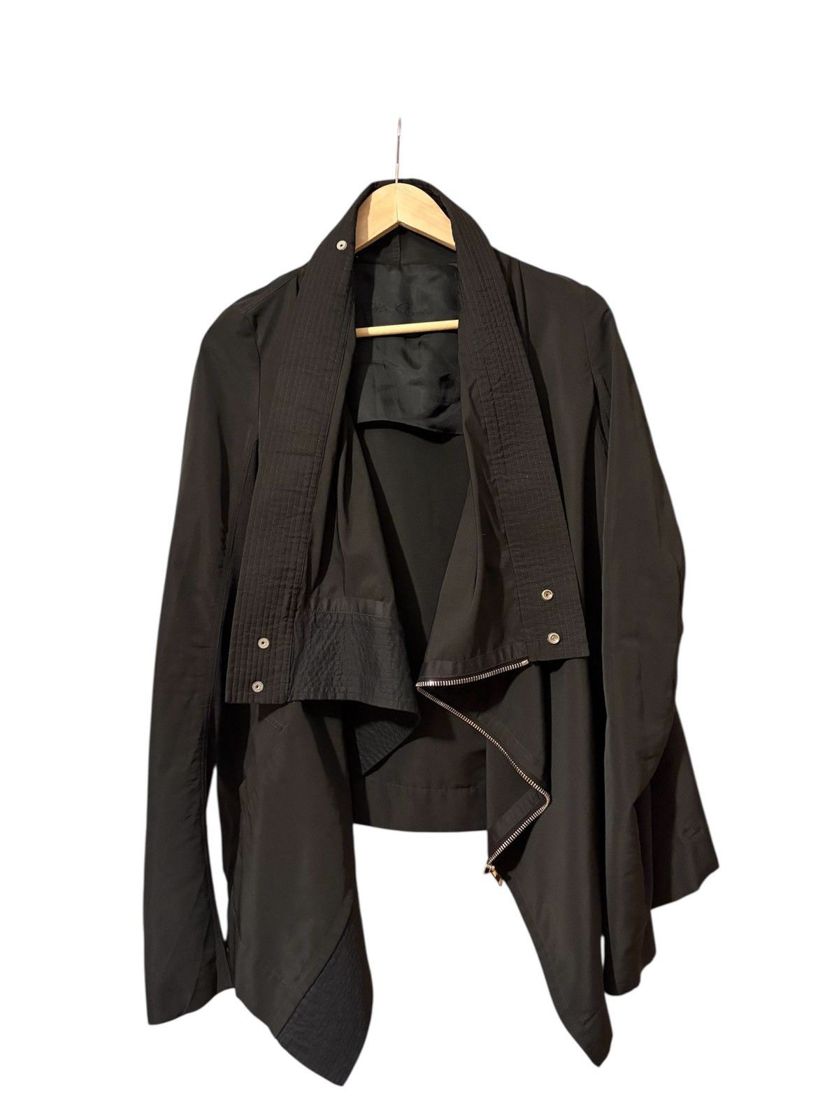 Rick Owens Rick Owens Neck Asymmetrical Zipper Jacket Size US XS / EU 42 / 0 - 1 Thumbnail