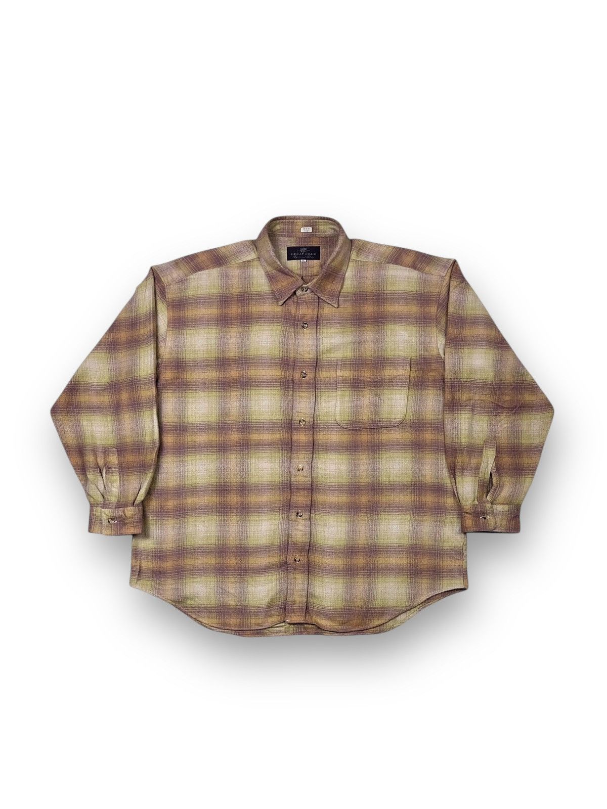 Vintage Great Club Vintage Outer Wool Flannel Size US XL / EU 56 / 4 - 1 Thumbnail