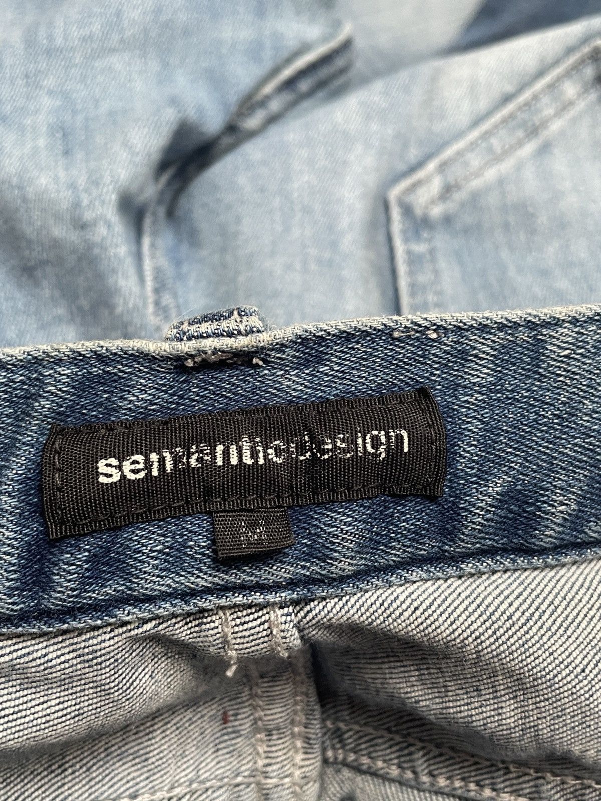 Japanese Brand × semanticdesign Vintage Japanese Brand Semantic Design Jeans 2000s Size US 31 - 9 Thumbnail