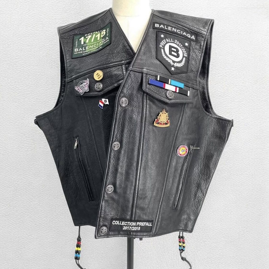 Balenciaga Balenciaga 2017~2018 leather vest Size US L / EU 52-54 / 3 - 1 Thumbnail