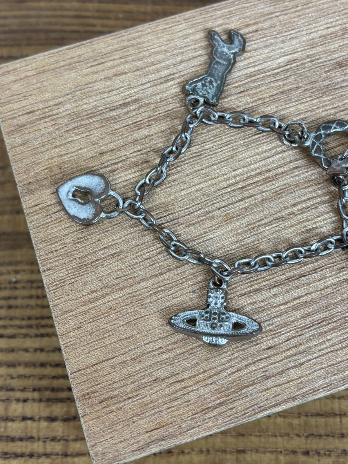 Vivienne Westwood Vivienne Westwood Charm Chain Bracelet Silver Archive Size ONE SIZE - 2 Thumbnail