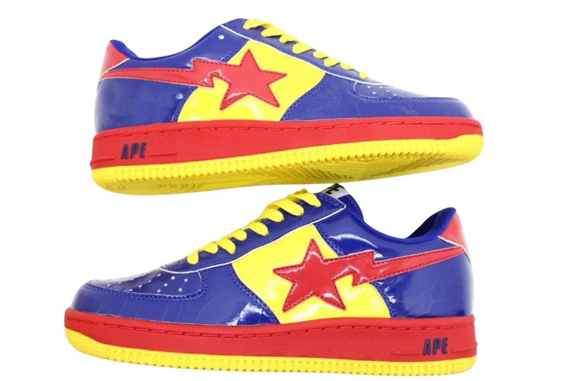 Bape Nigo Era A Bathing Ape Bape Sta Low DC Comics Superman Size US 8.5 / EU 41-42 - 13 Thumbnail