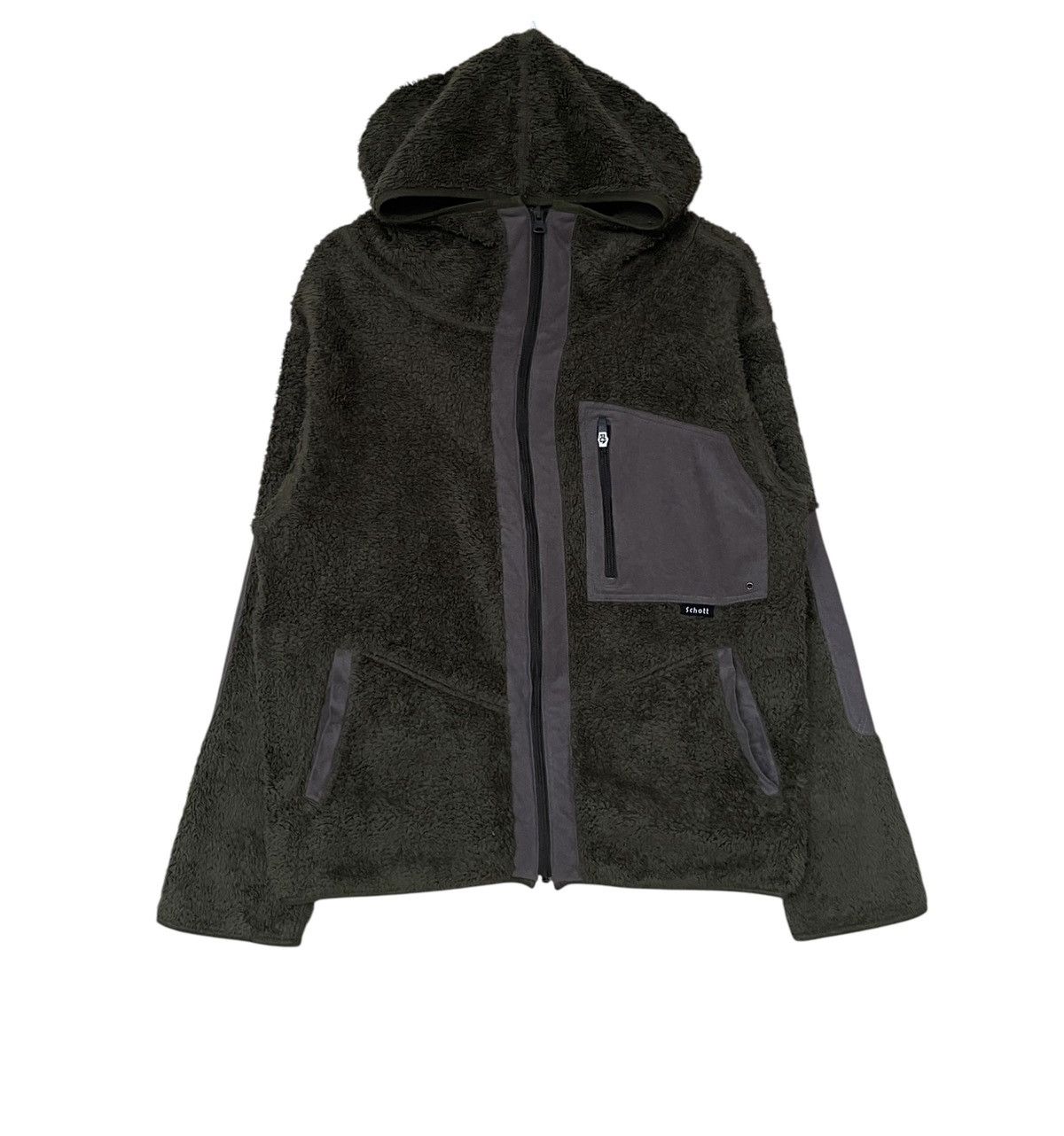 Schott × Vintage Vintage Brand Schott Fleece Jacket 1990s Size US M / EU 48-50 / 2 - 1 Thumbnail