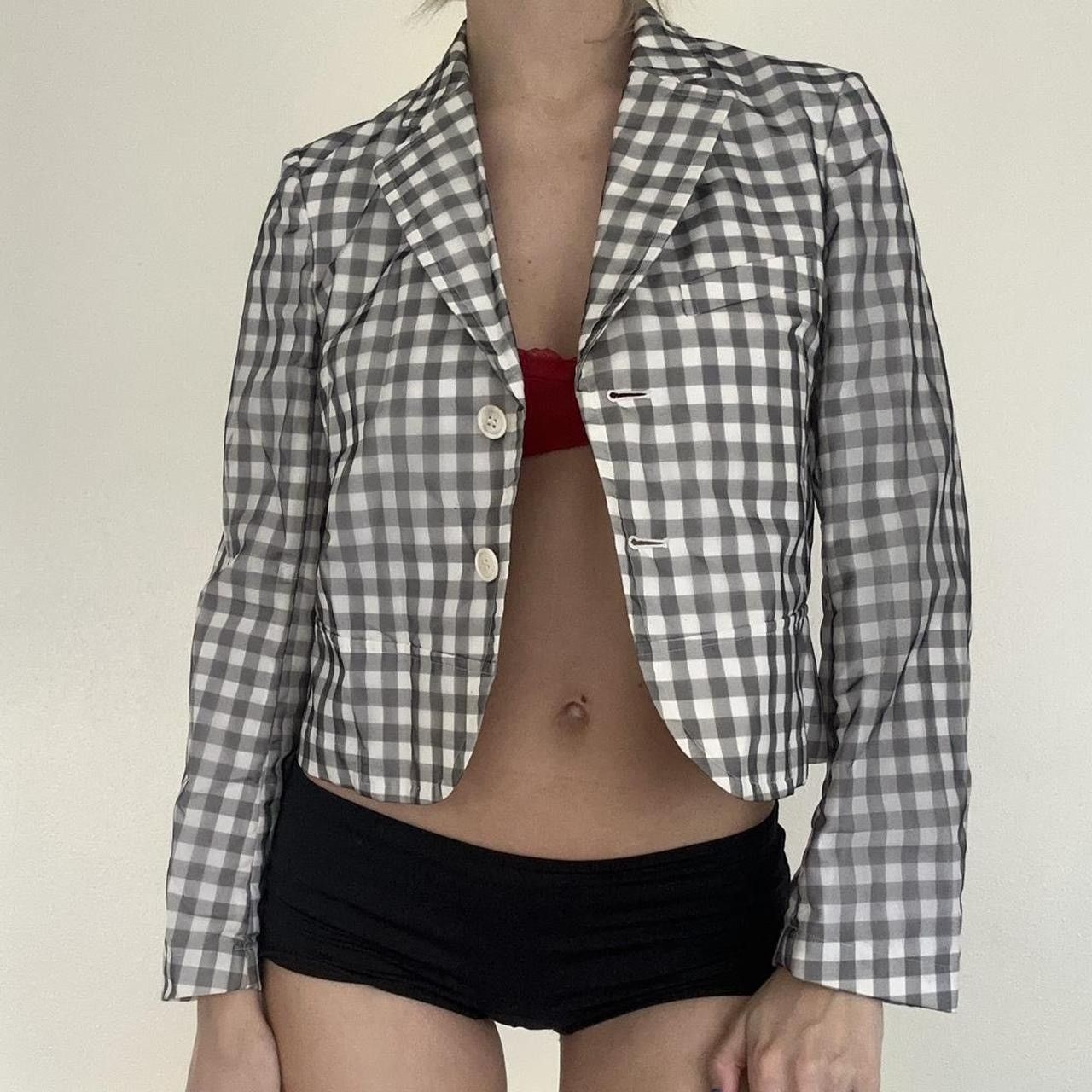Comme des Garcons Gingham checkered Comme des garçons blazer Size S / US 4 / IT 40 - 4 Thumbnail