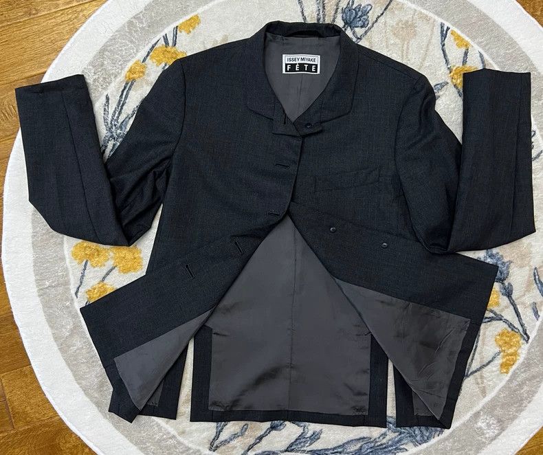 Issey Miyake Issey Miyake Stand-up collar coat Size US M / EU 48-50 / 2 - 3 Thumbnail