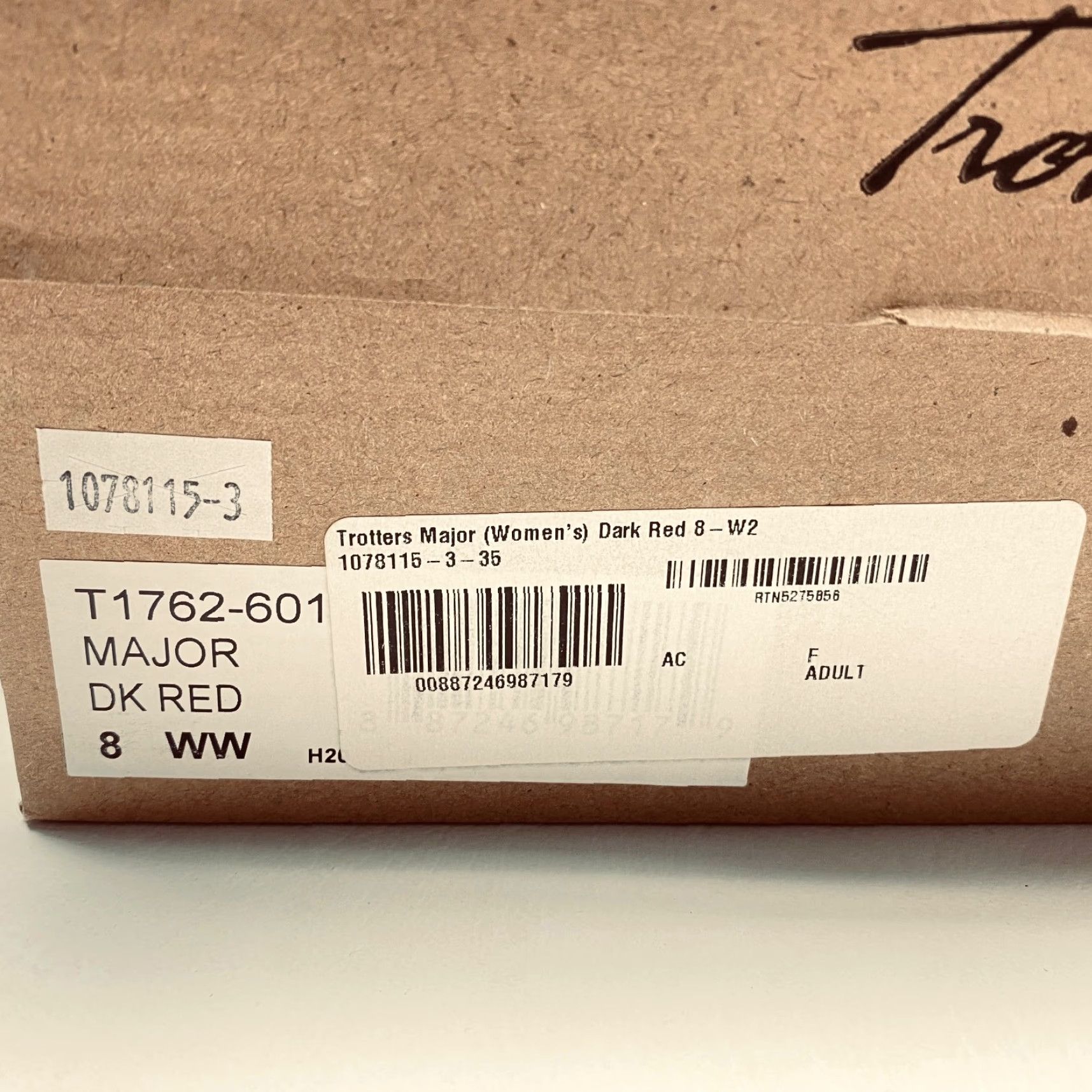 Vintage Trotters Major Bootie Womens 8WW Extra Wide Red Ankle Dual Zip Round Toe NEW NIB Size US 8 / IT 38 - 8 Thumbnail
