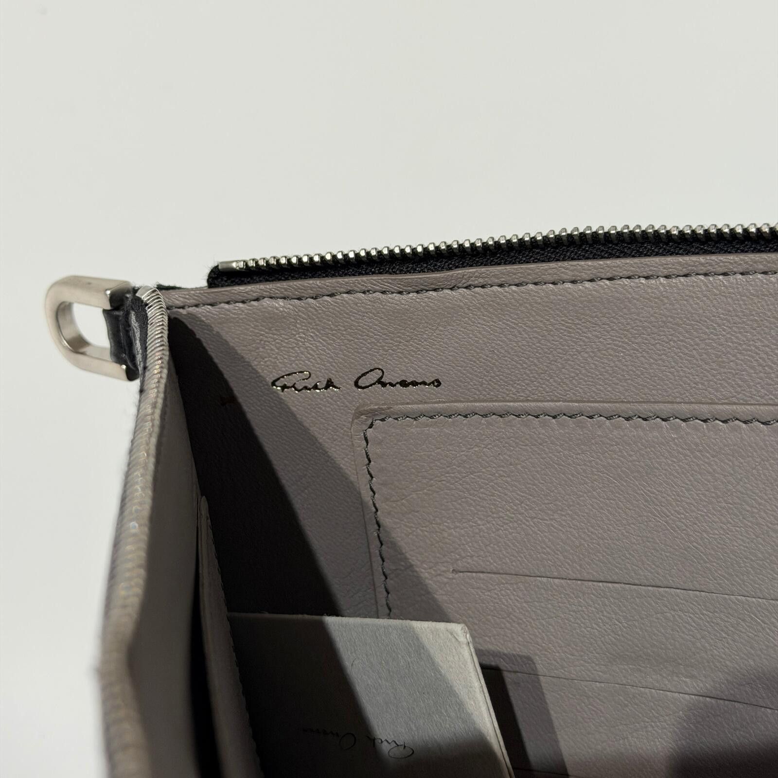Rick Owens Rick Owens Legaspi Leather Travel Pouch Size ONE SIZE - 10 Thumbnail