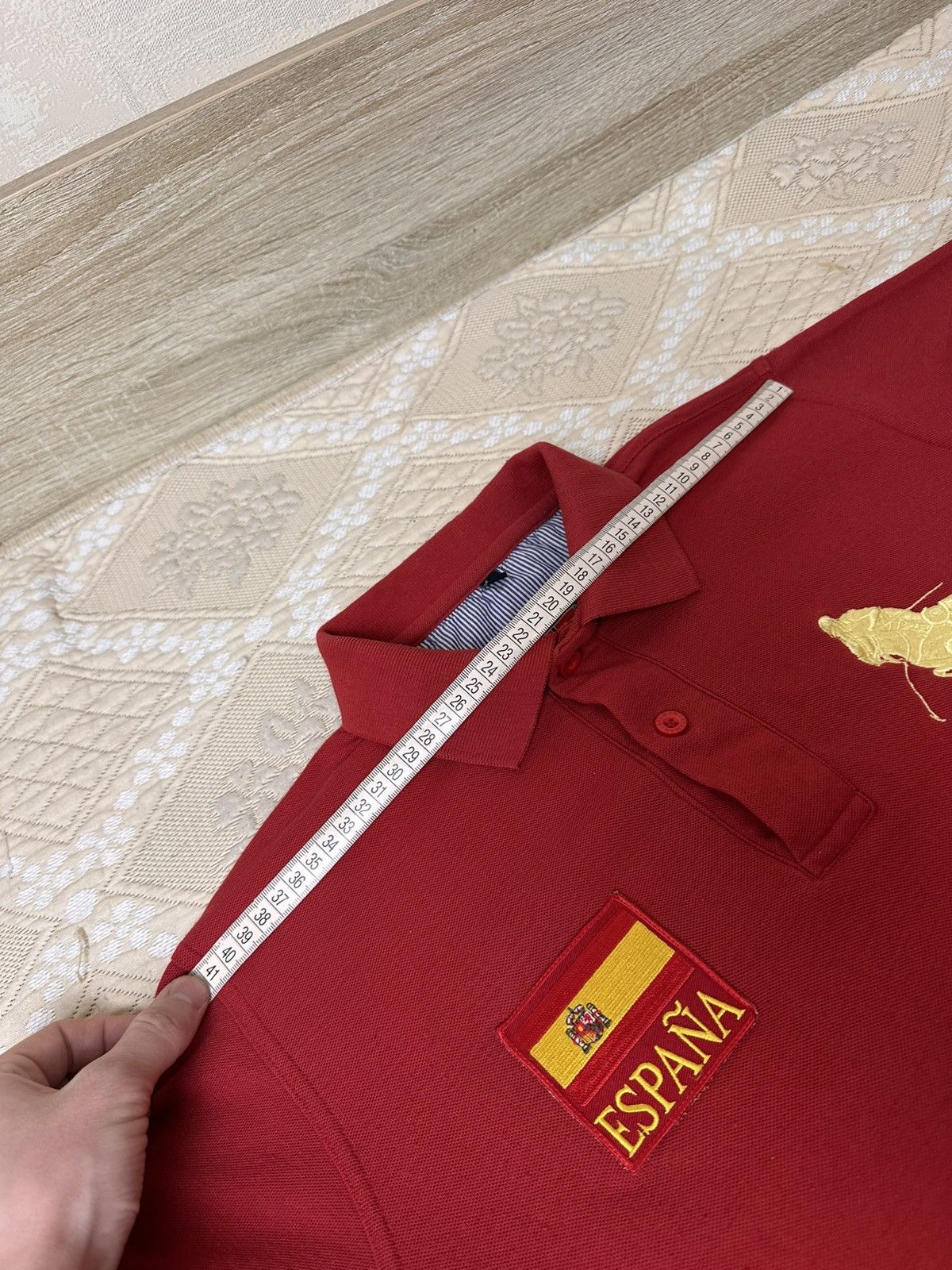 Vintage 🔥 Rare Spain Y2K Chief Keef Style Polo T Shirt Rugby Italy Size US M / EU 48-50 / 2 - 7 Thumbnail