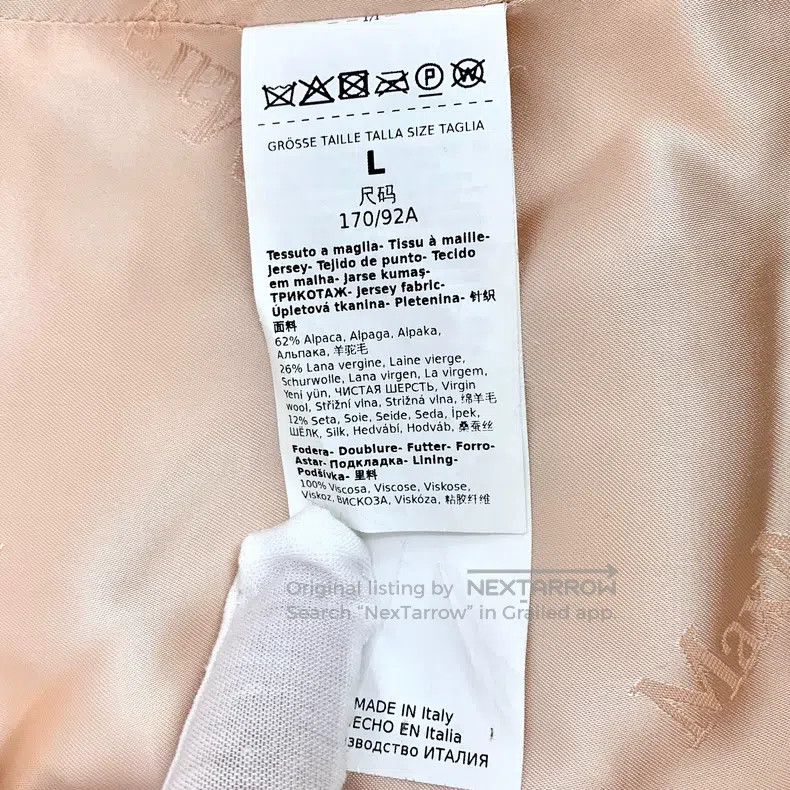Max Mara Max Mara Pink Teddy Alpaca Hair Lapel Double Breasted Long Size L / US 10 / IT 46 - 6 Thumbnail