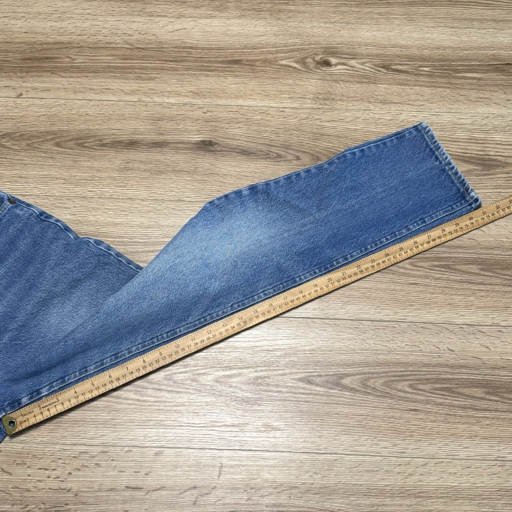 Lee Vtg Lee Riders Jeans Women’s 14M Made In USA Blue Denim Straight 31in Inseam Womens Jeans Size 36" / US 14 / IT 50 - 6 Thumbnail