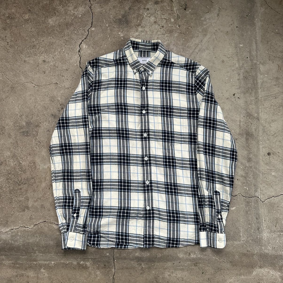 AMI AMI flannel checked shirt Size US M / EU 48-50 / 2 - 1 Thumbnail