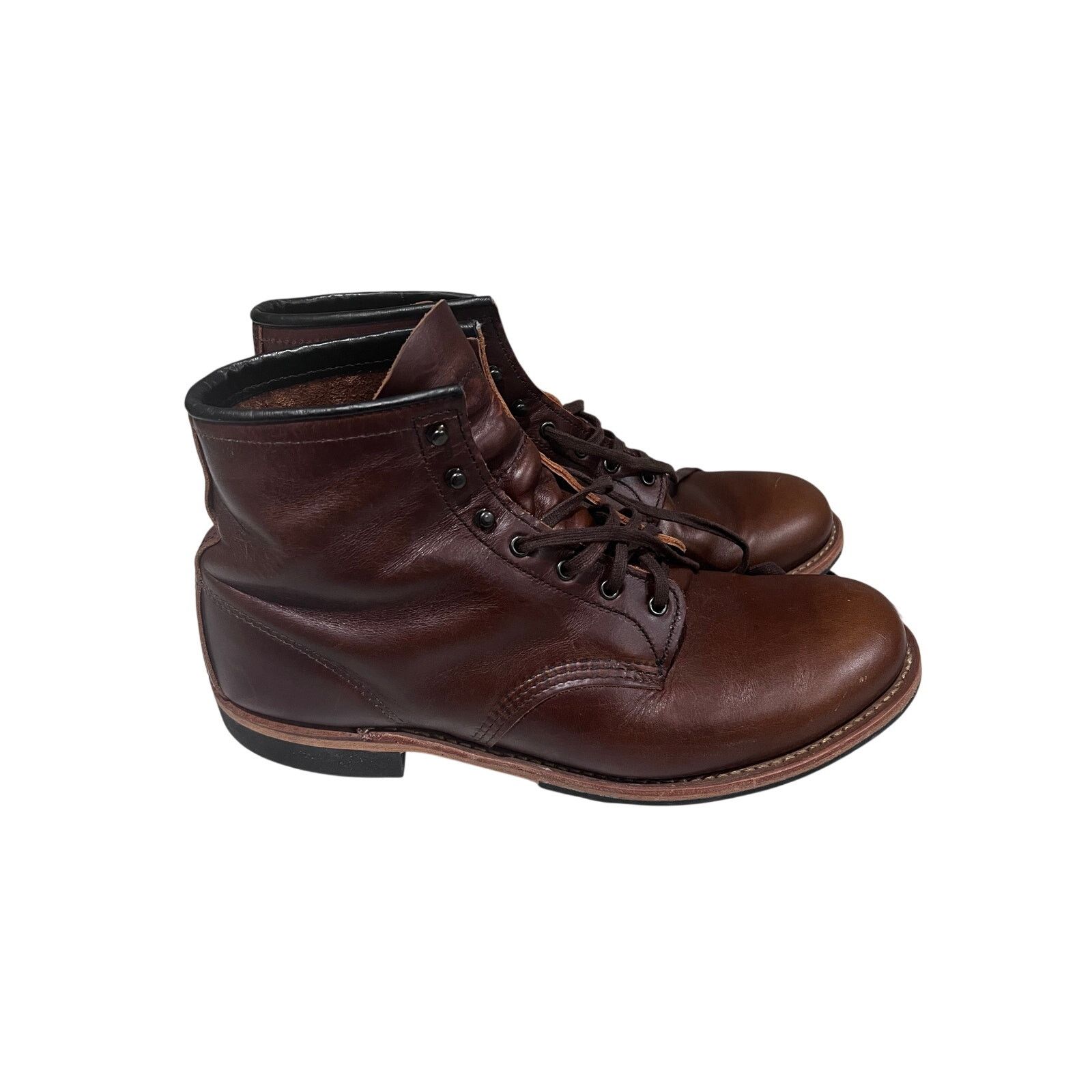 Red Wing Red Wing 9422 Boots Mens 12D Brown Leather Work Boots USA Size US 12 / EU 45 - 4 Thumbnail