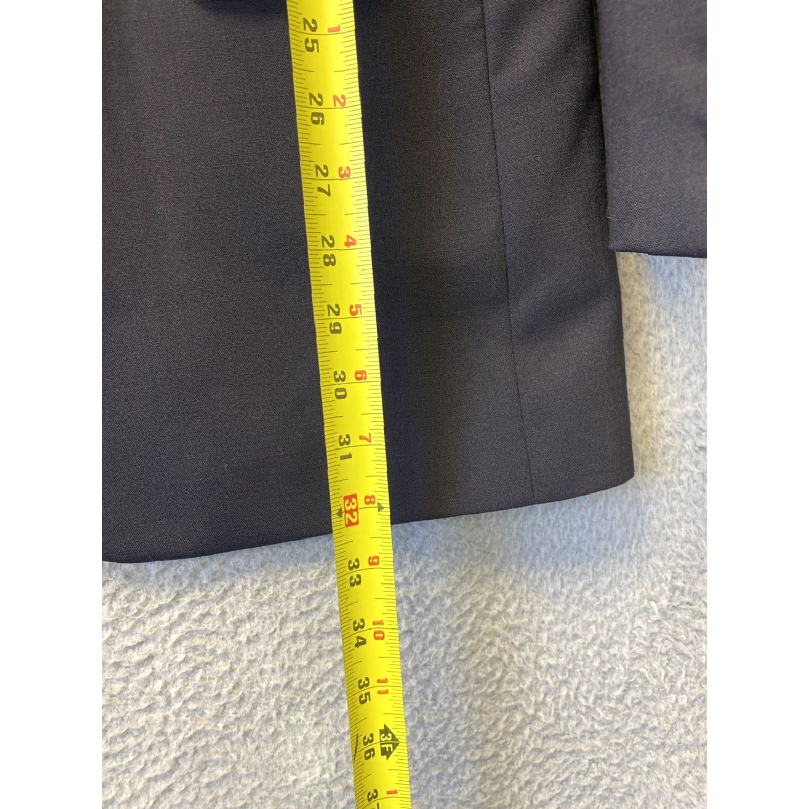 Jos. A. Bank VINTAGE Jos. A. Bank Blazer 42L Navy Blue Notch Lapel Sport Coat Mens Size 42R - 6 Thumbnail