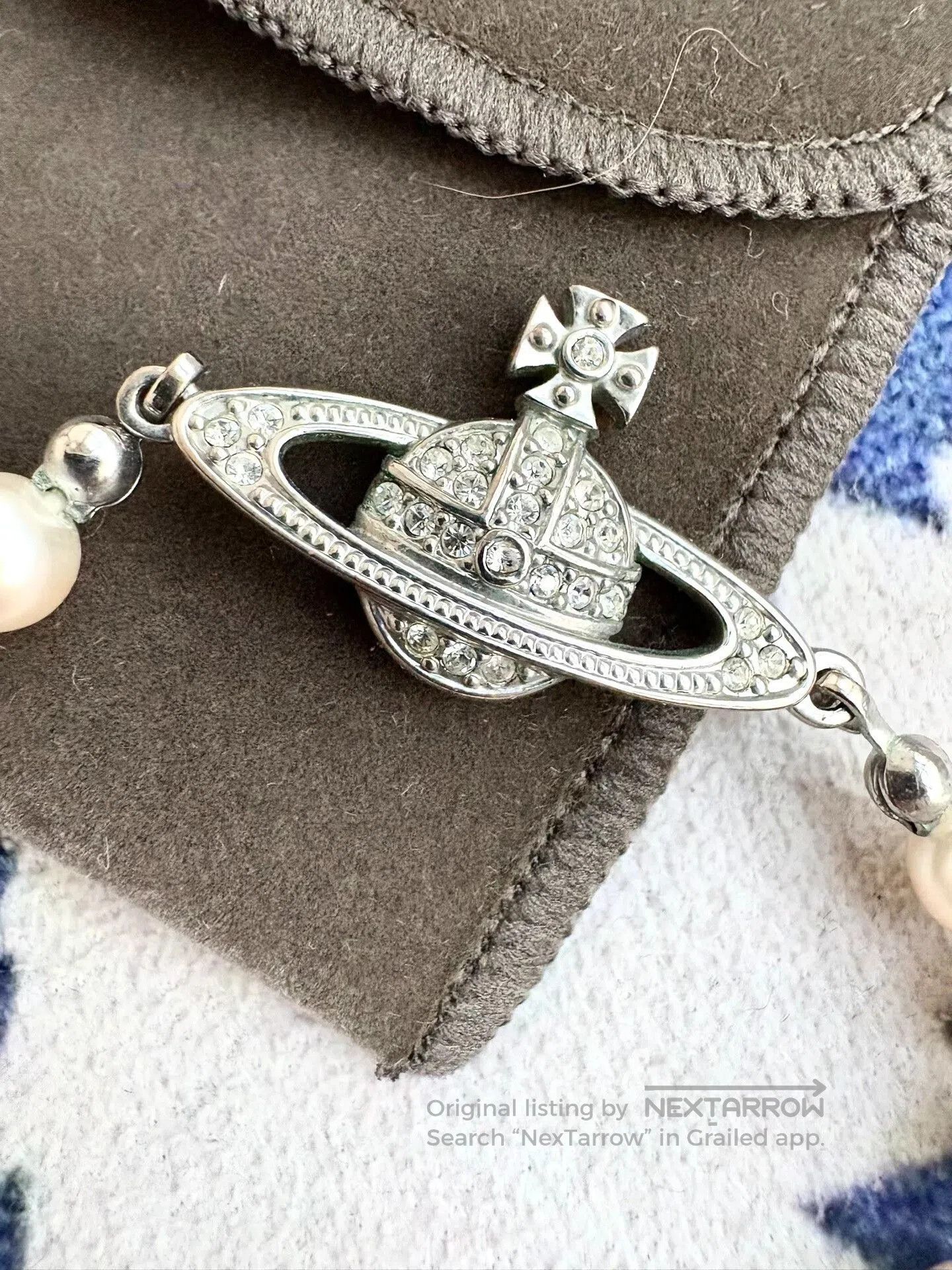 Vivienne Westwood Vivienne Westwood Vintage Pearl Saturn Bracelet. Size ONE SIZE - 2 Thumbnail