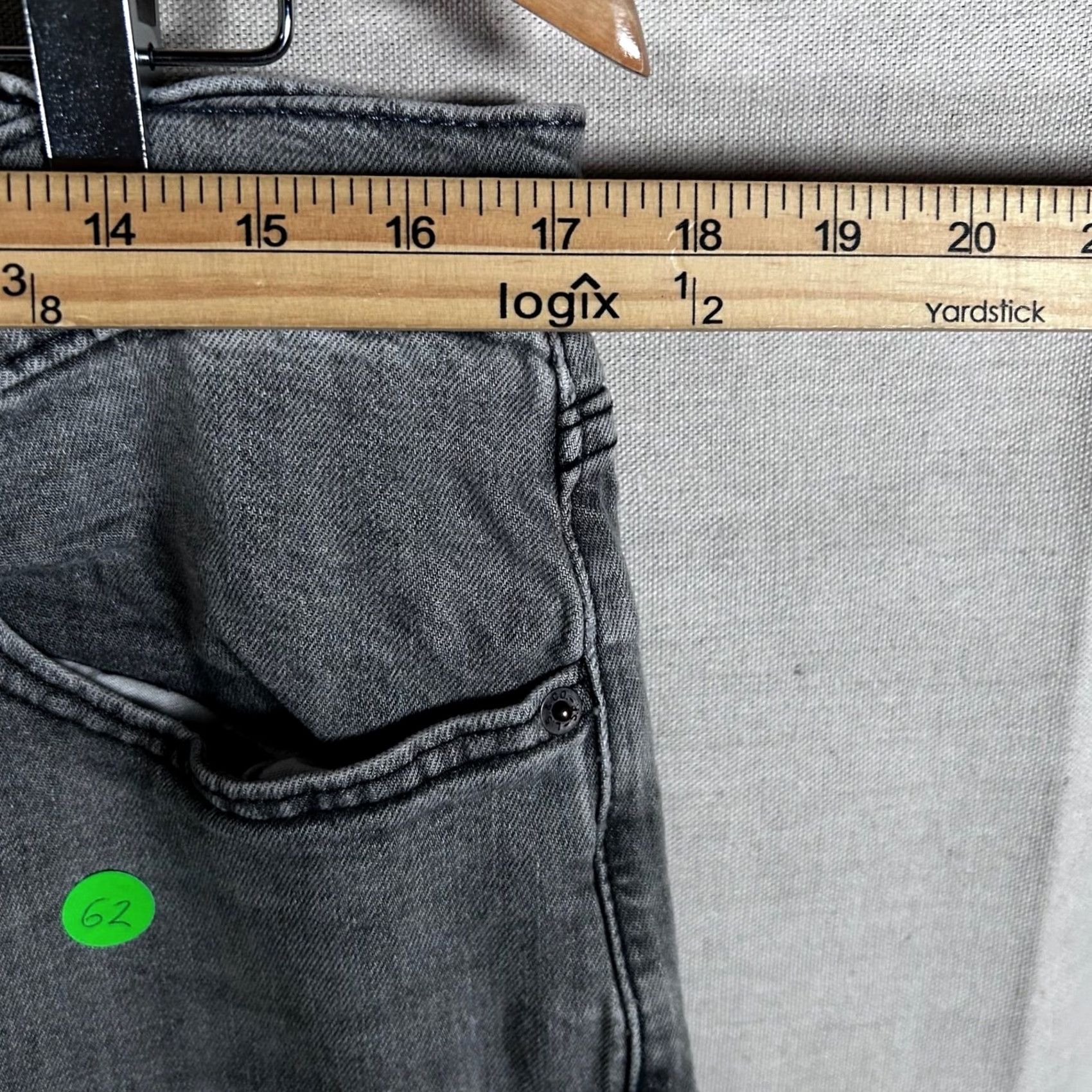 Levi's Levis 514 Mens Grey Straight Fit Denim Jeans 36x32 Grey Wash 00514-1660 Size US 36 / EU 52 - 6 Thumbnail