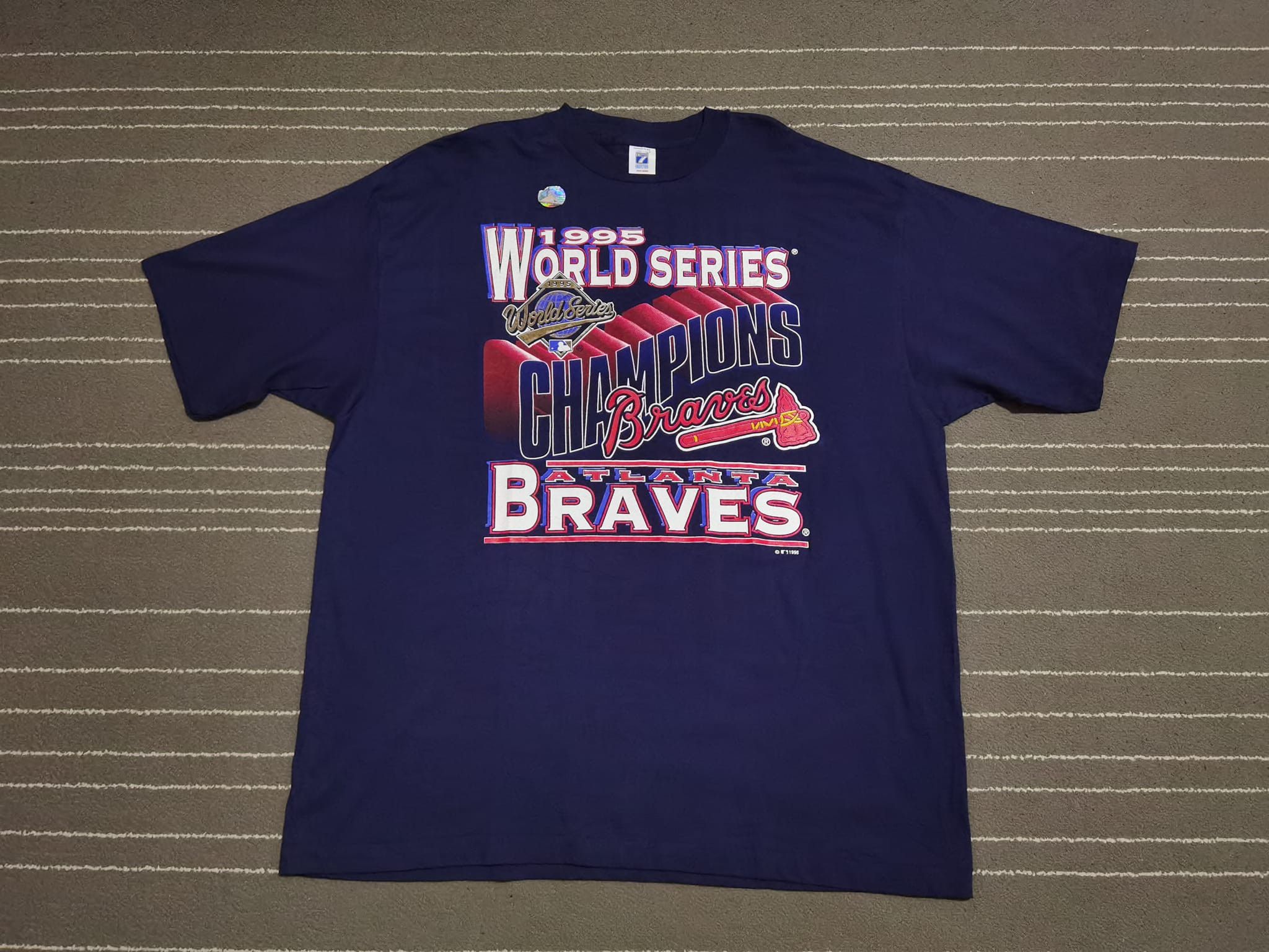 MLB × Vintage Vintage NOS atlanta braves 1995 XXL 2089 Size US XXL / EU 58 / 5 - 1 Thumbnail