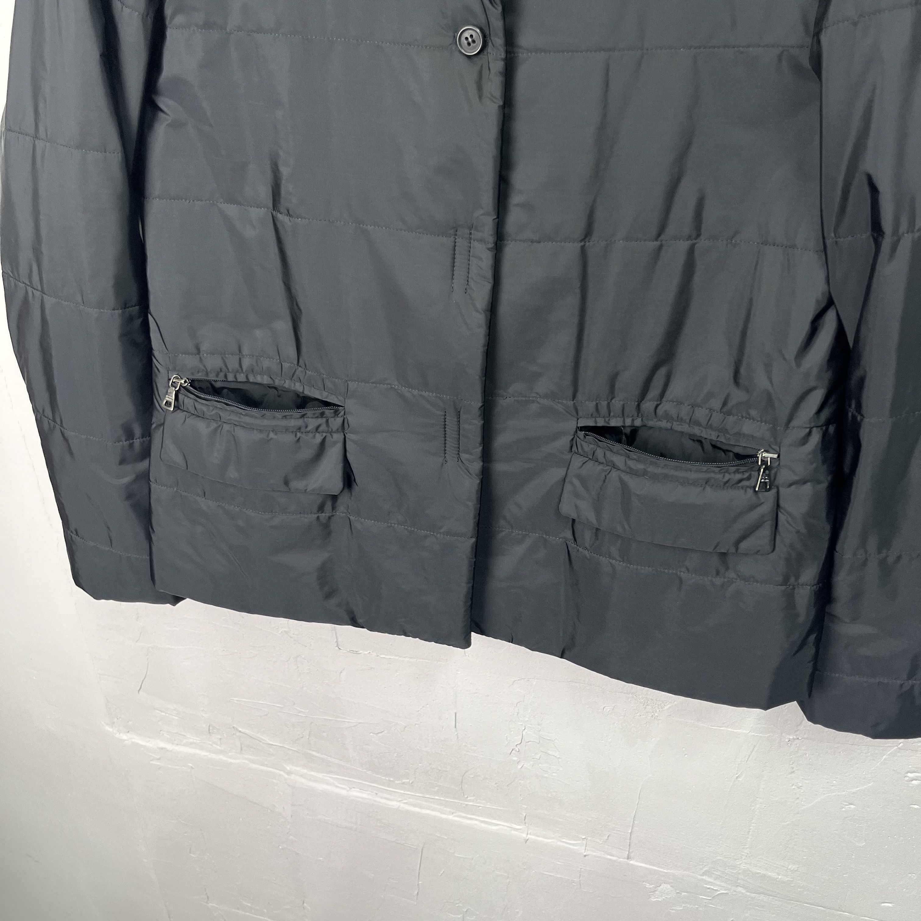 Prada Prada Milano Nylon Blazer Jacket Size US XS / EU 42 / 0 - 4 Thumbnail