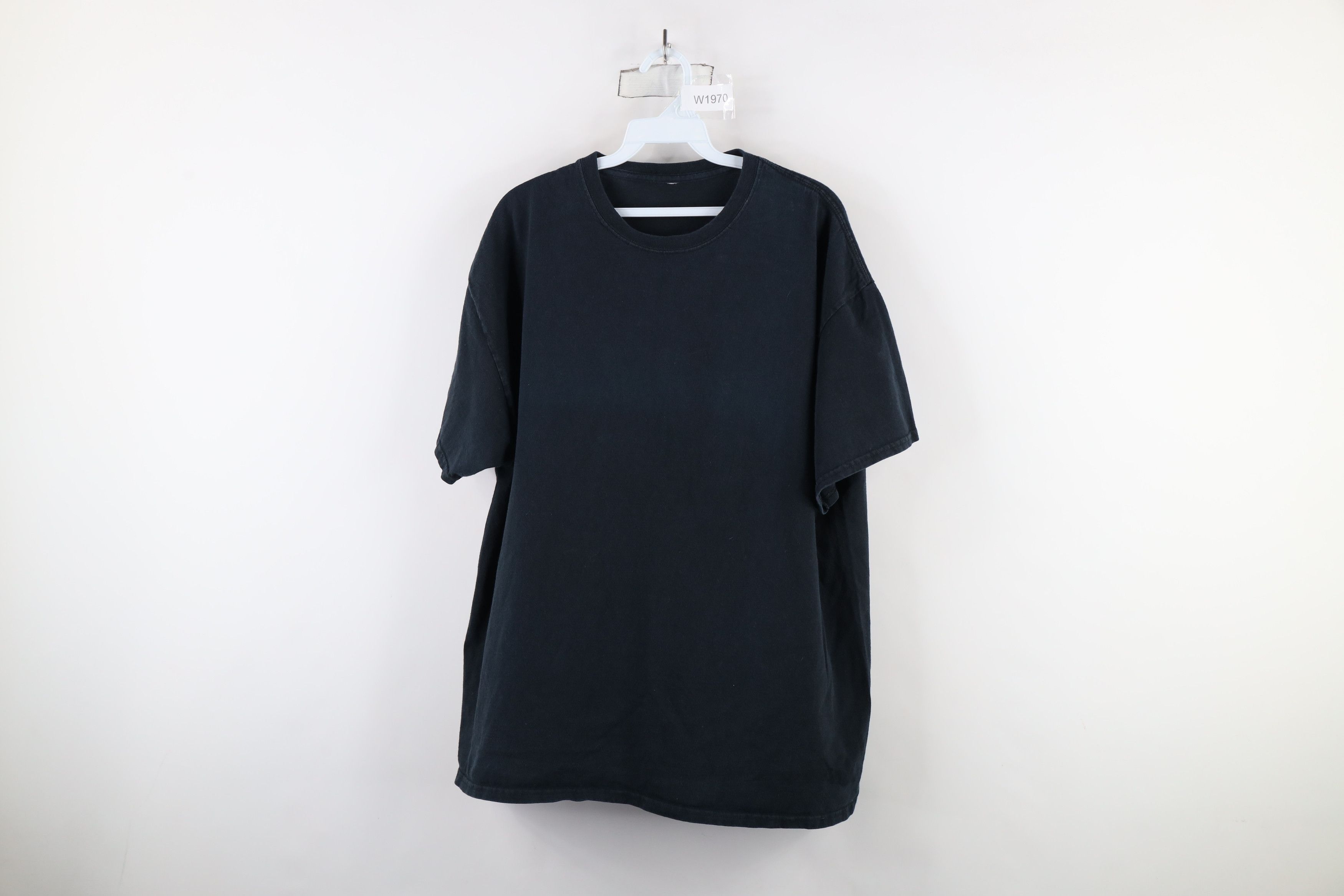 Vintage Vintage 90s Streetwear Short Sleeve T-Shirt Black Cotton Size US XL / EU 56 / 4 - 1 Thumbnail