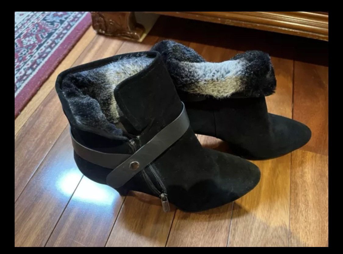 Other Portia Suede High Hill Ankle Boots Size US 9 / IT 39 - 4 Thumbnail