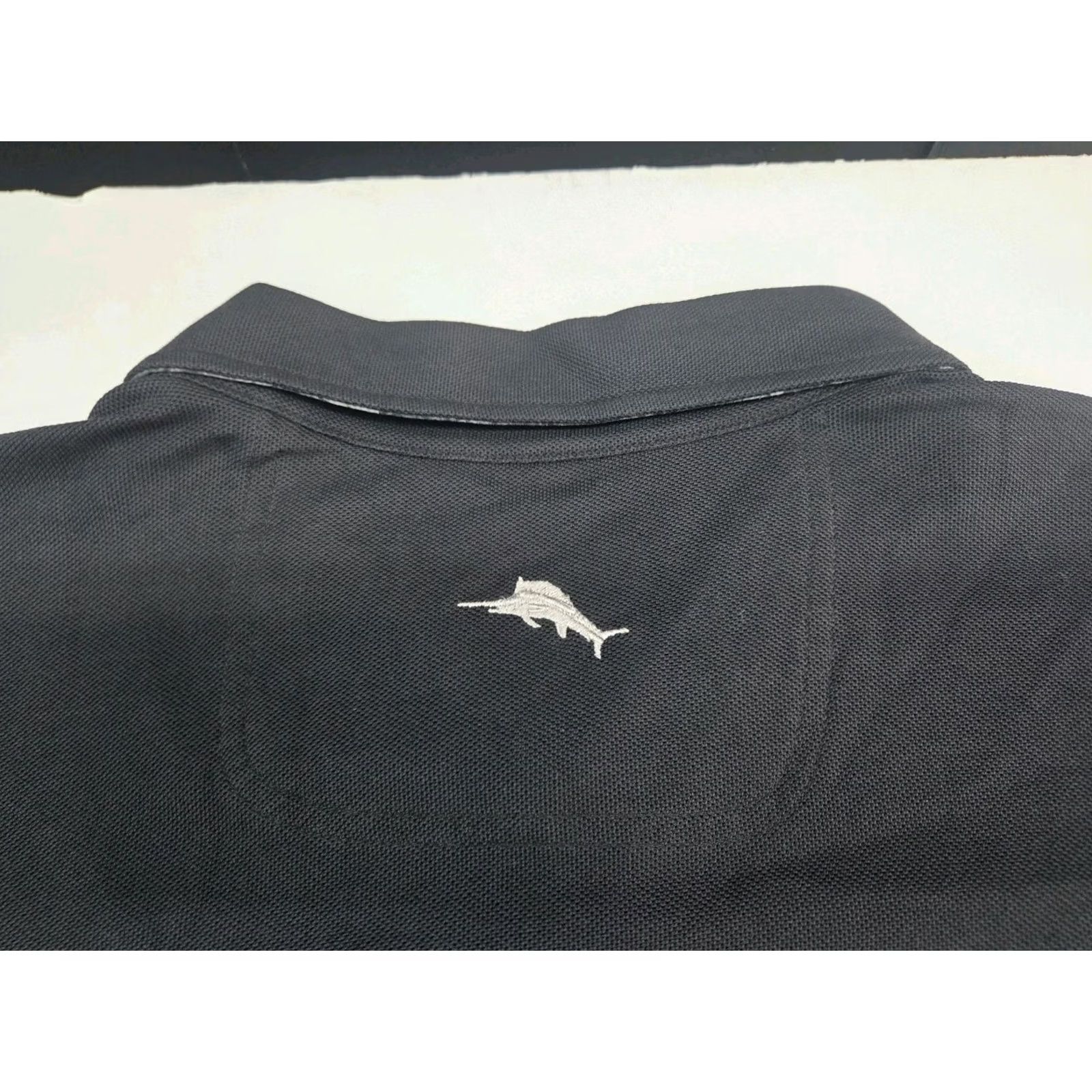Tommy Bahama Tommy Bahama Island Zone Mens Short Sleeve Black Polo Shirt 3XL #8795 Size US XXL / EU 58 / 5 - 7 Thumbnail