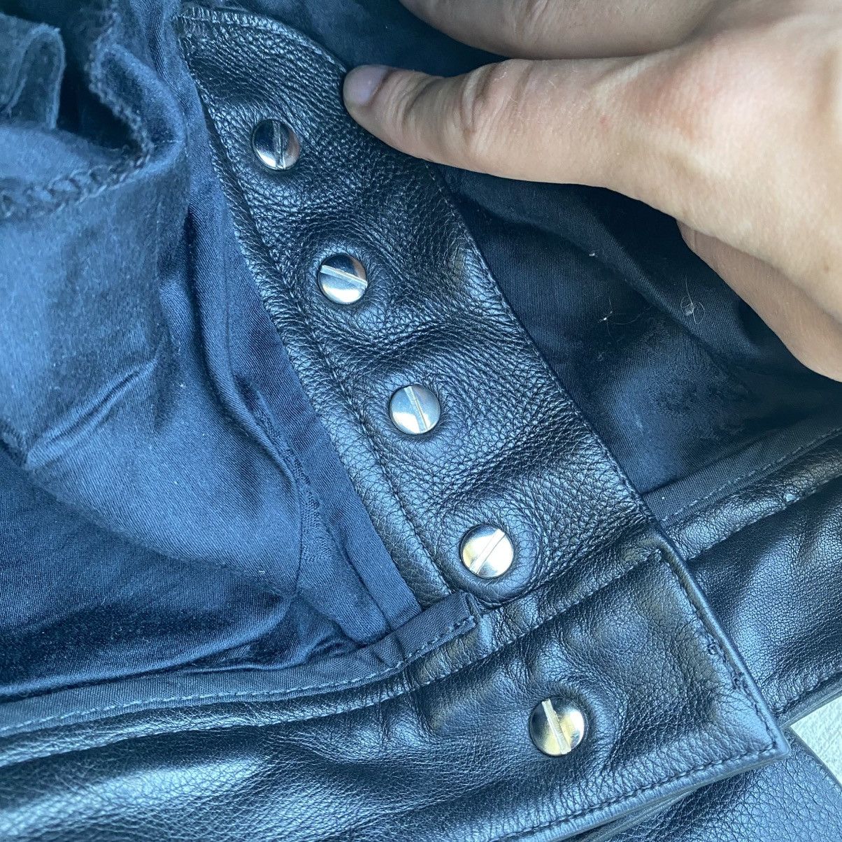 Chrome Hearts Chrome Hearts Leather Fleur Knee Pants Size US 26 / EU 42 - 13 Thumbnail