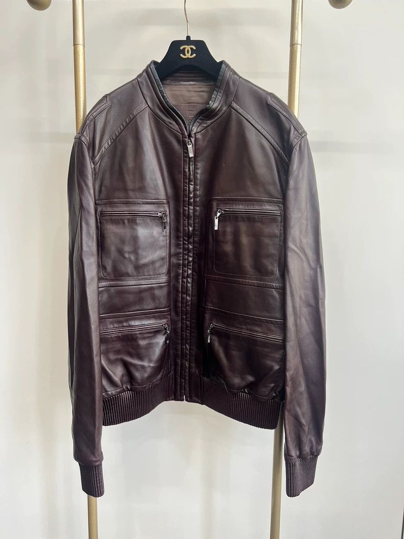 Loewe LOEWE Sheepskin four-pocket leather jacket Size XXL / US 16-18 / IT 52-54 - 1 Thumbnail