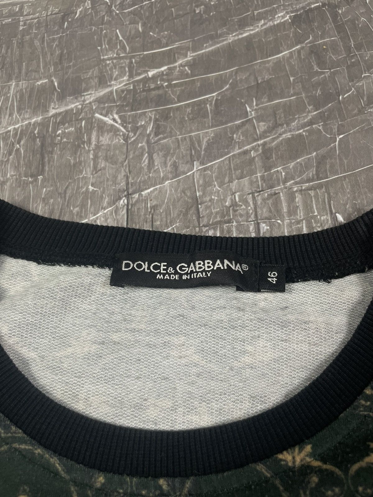 Dolce Gabbana Bee&Crown Monogram Rare Sweatshirt
