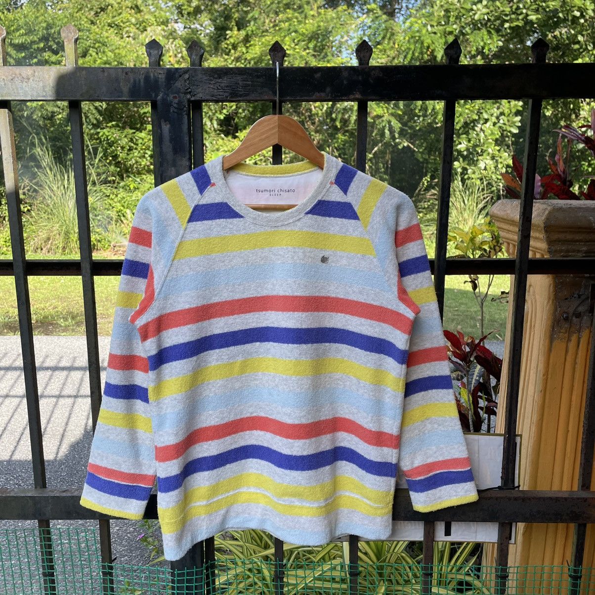 🔥🇯🇵Tsumori Chisato Multicolour Striped Fleece Sleep Wear