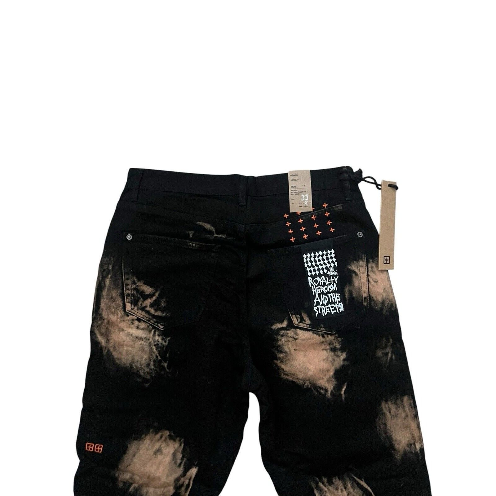 Ksubi Ksubi Jeans Mens Anti K++ Straight Hellfire Black Size 33/32 Size US 33 - 5 Thumbnail
