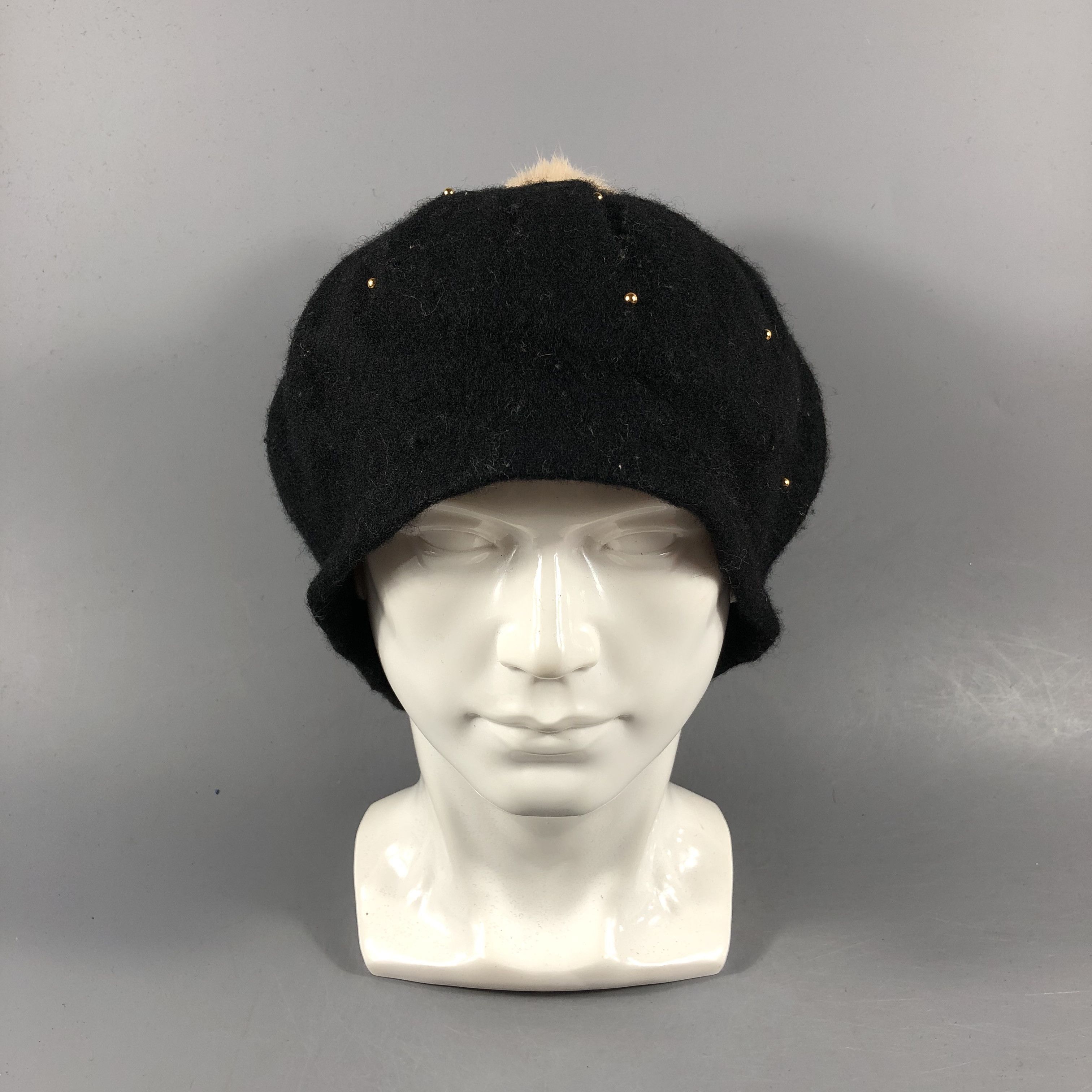 Vintage Grove Bobble Slouchy Beanie Snowcap Snow Hat B984 Size ONE SIZE - 2 Thumbnail