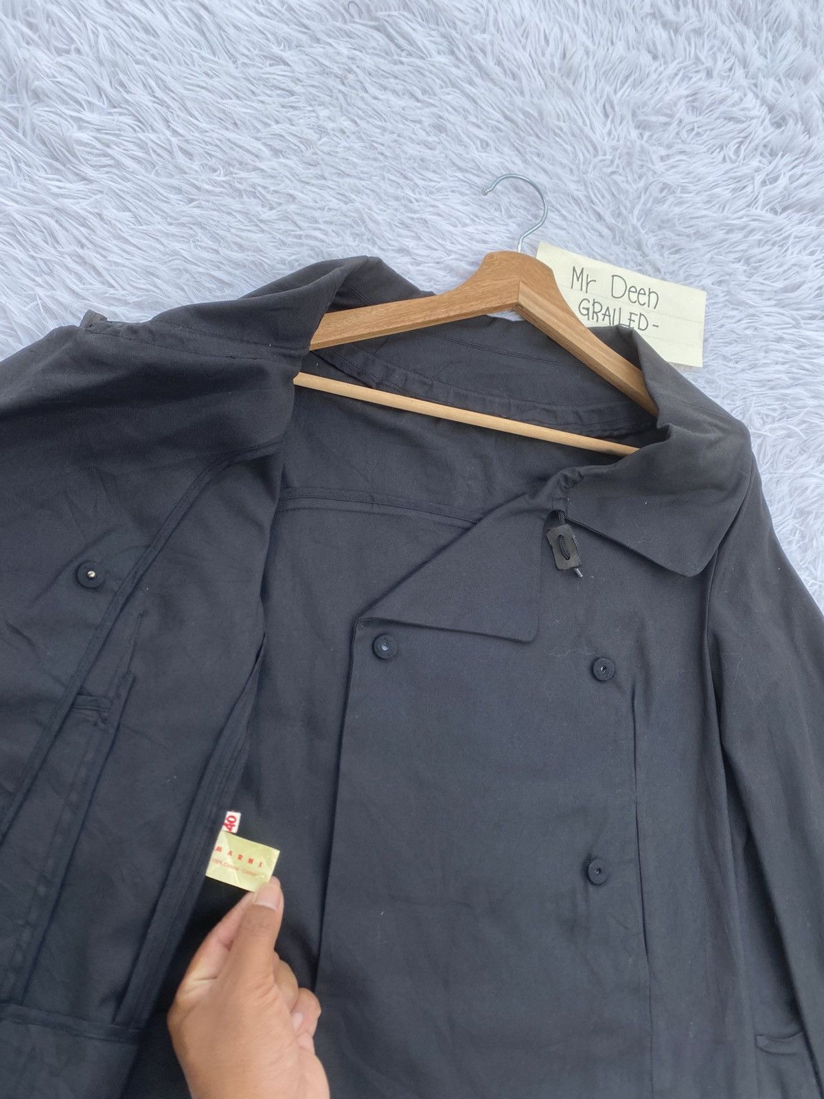 Marni Rare Vintage MARNI Cropped Trench Coat Size S / US 4 / IT 40 - 10 Thumbnail