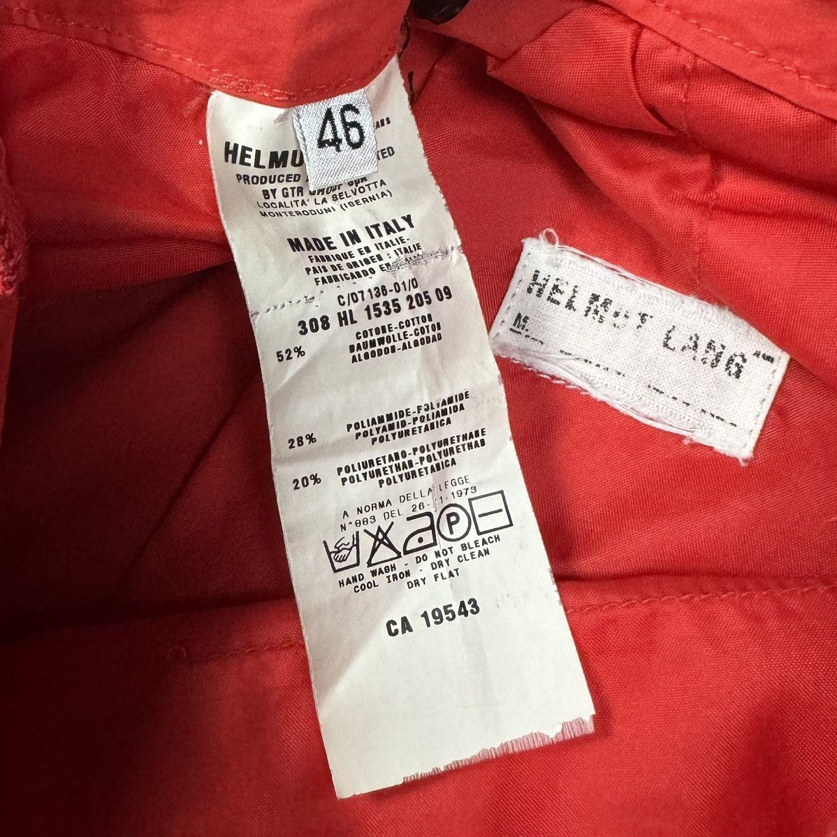 Helmut Lang S/S 2000 Helmut Lang Deep Orange Shorts Size US 30 / EU 46 - 7 Thumbnail