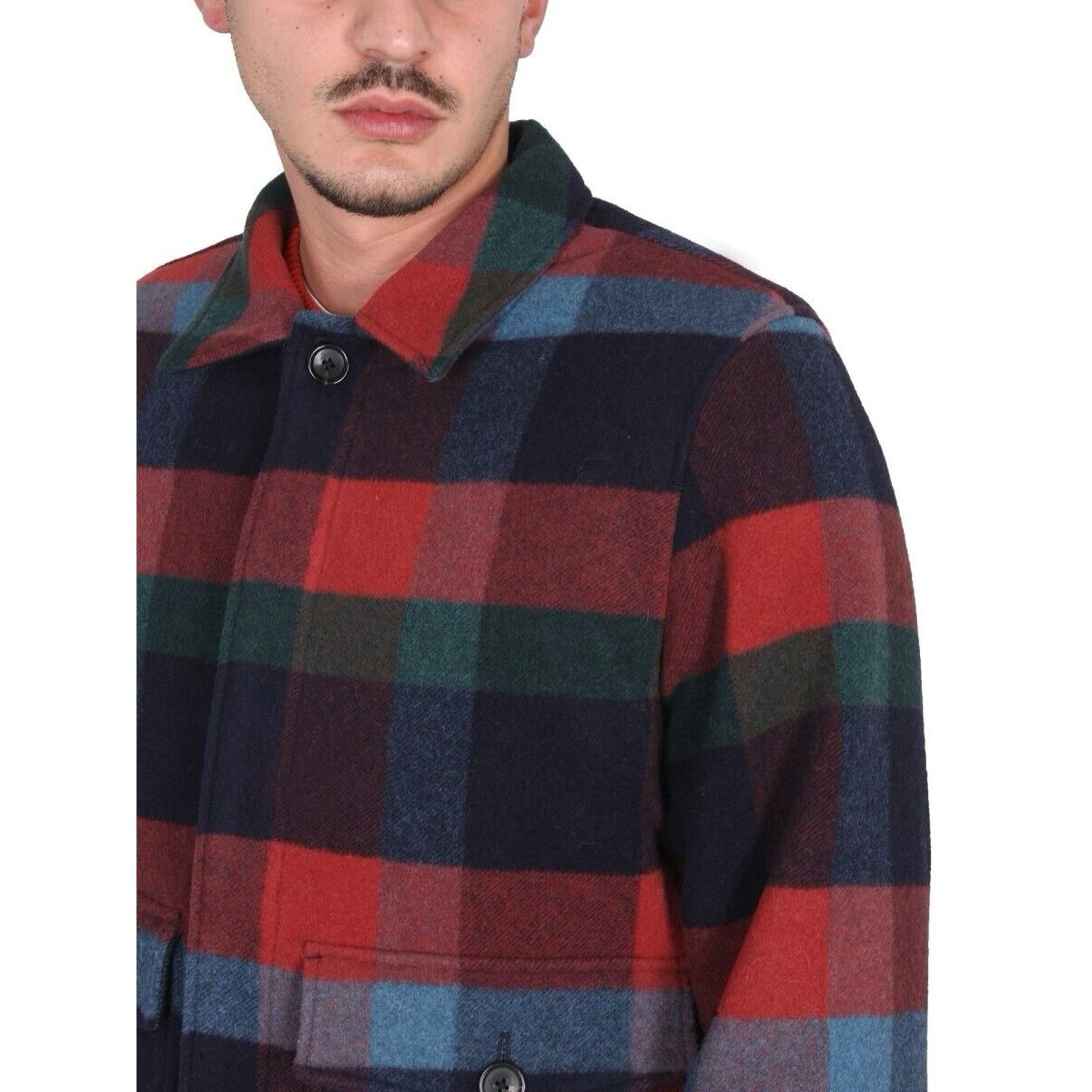 $545 Paul Smith Men’s Plaid Check shirt jacket, sz small